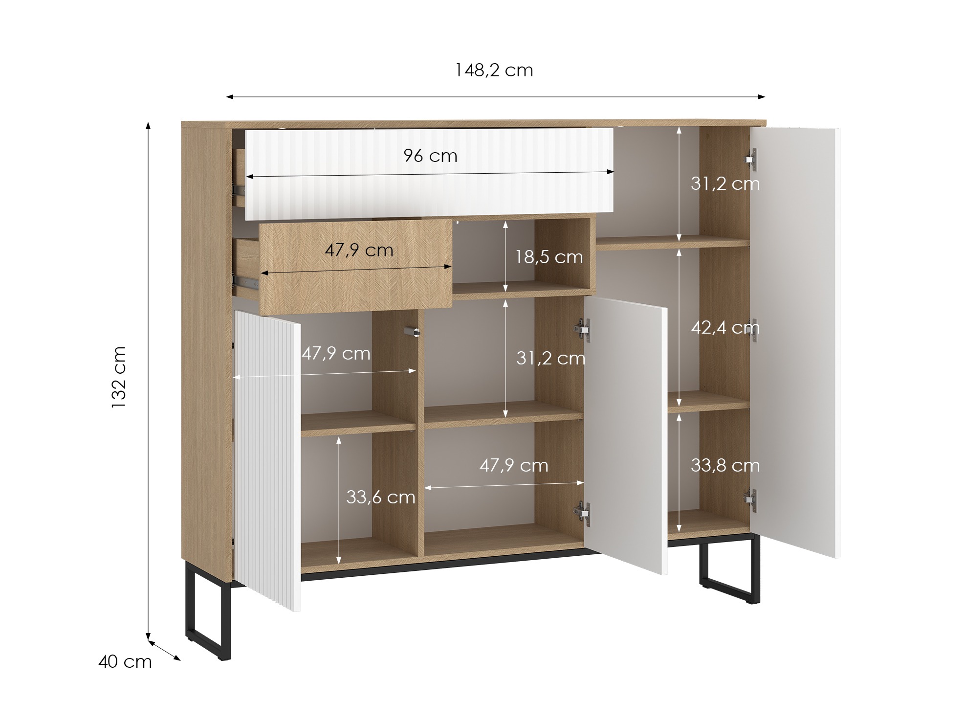 Kommoden Balbenu 100