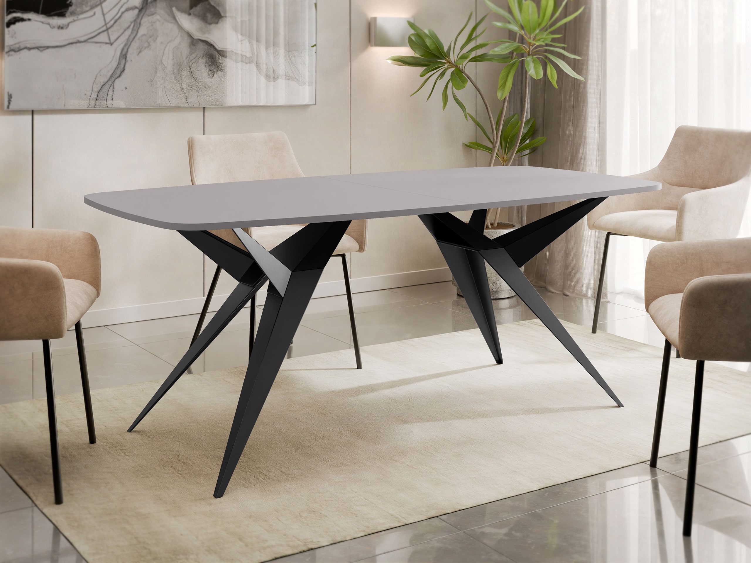 Tisch Oswego 152 (Grau)