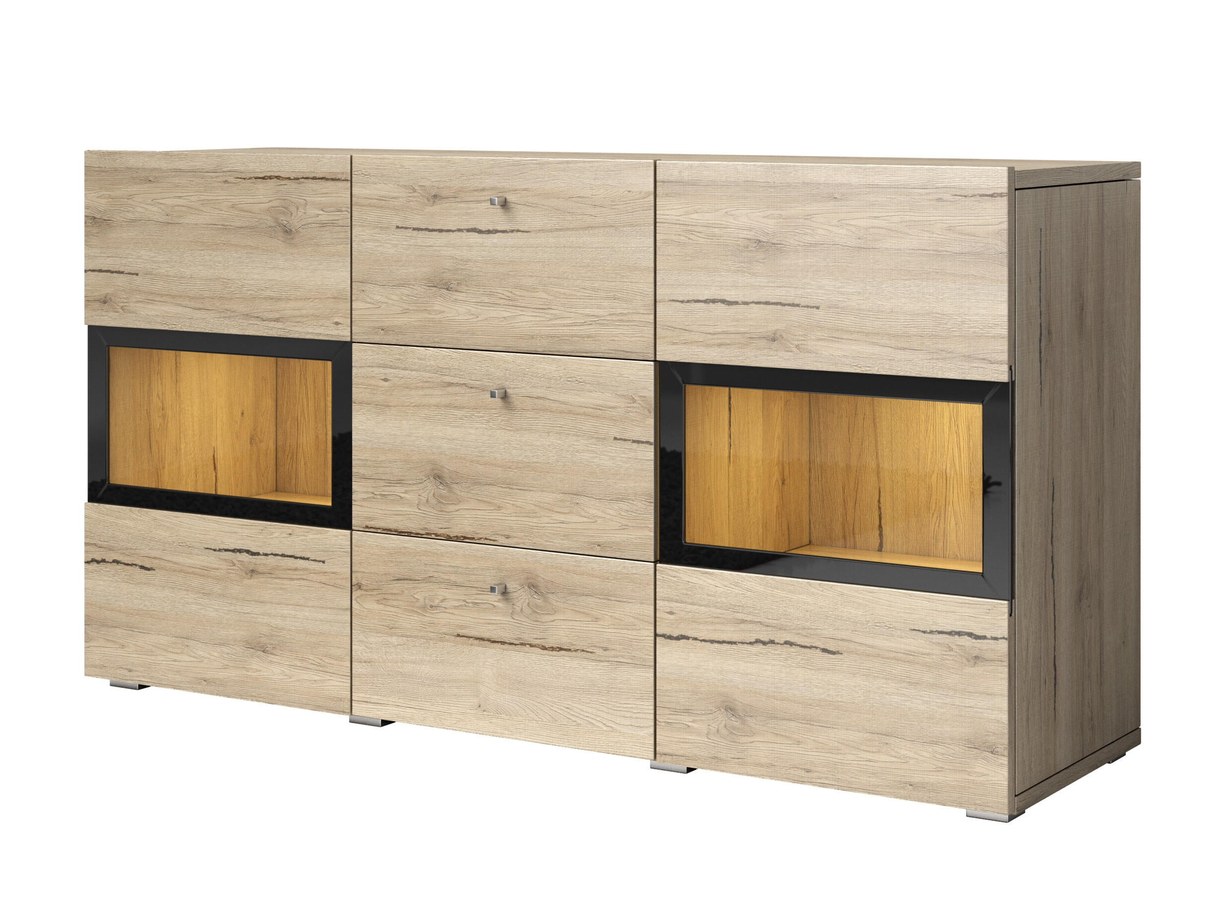 Wohnzimmer-Set Serodeu 104 (San-Remo-Eiche)