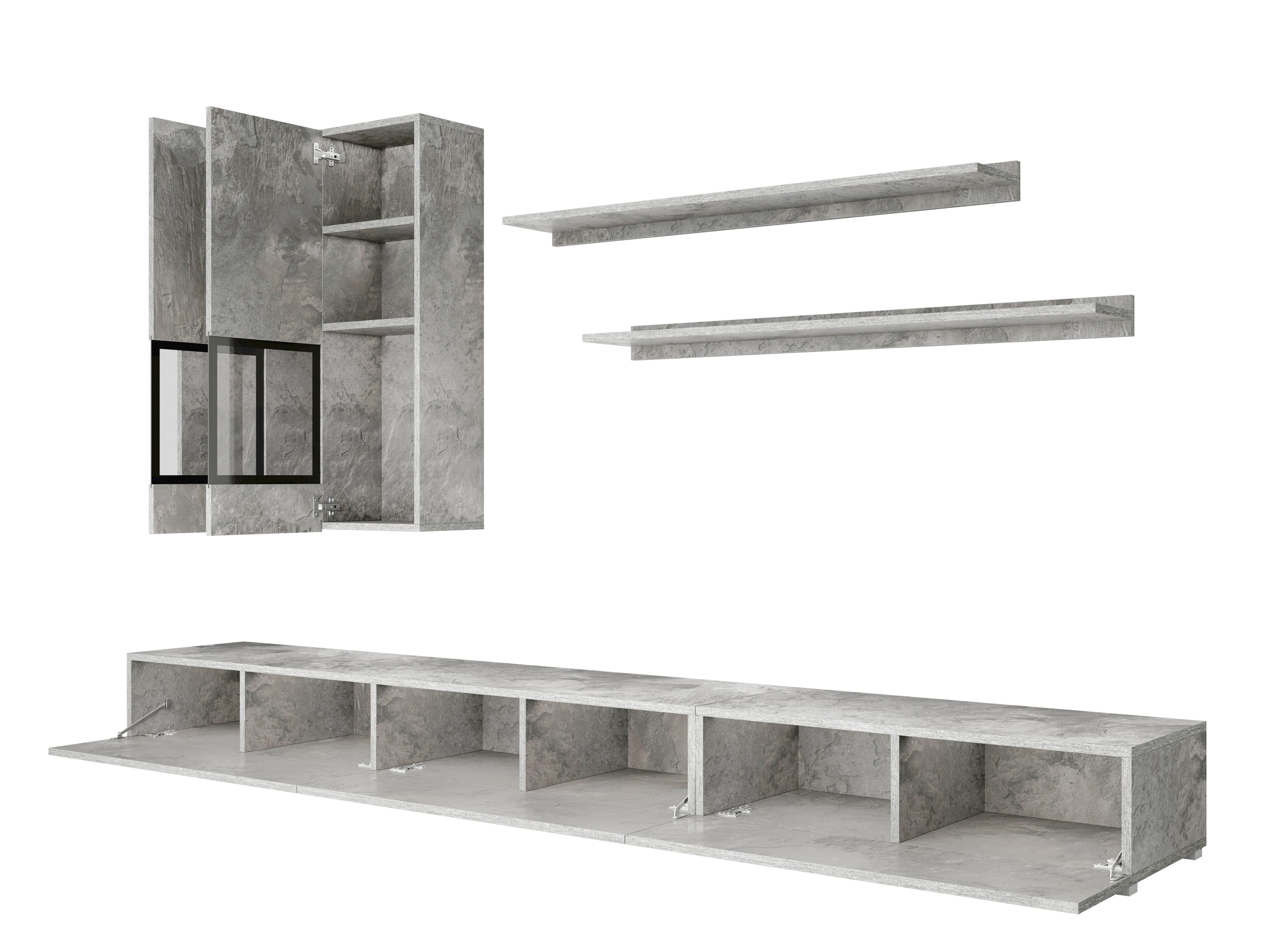 Wohnzimmer-Sets Serodeu 104 (Beton)