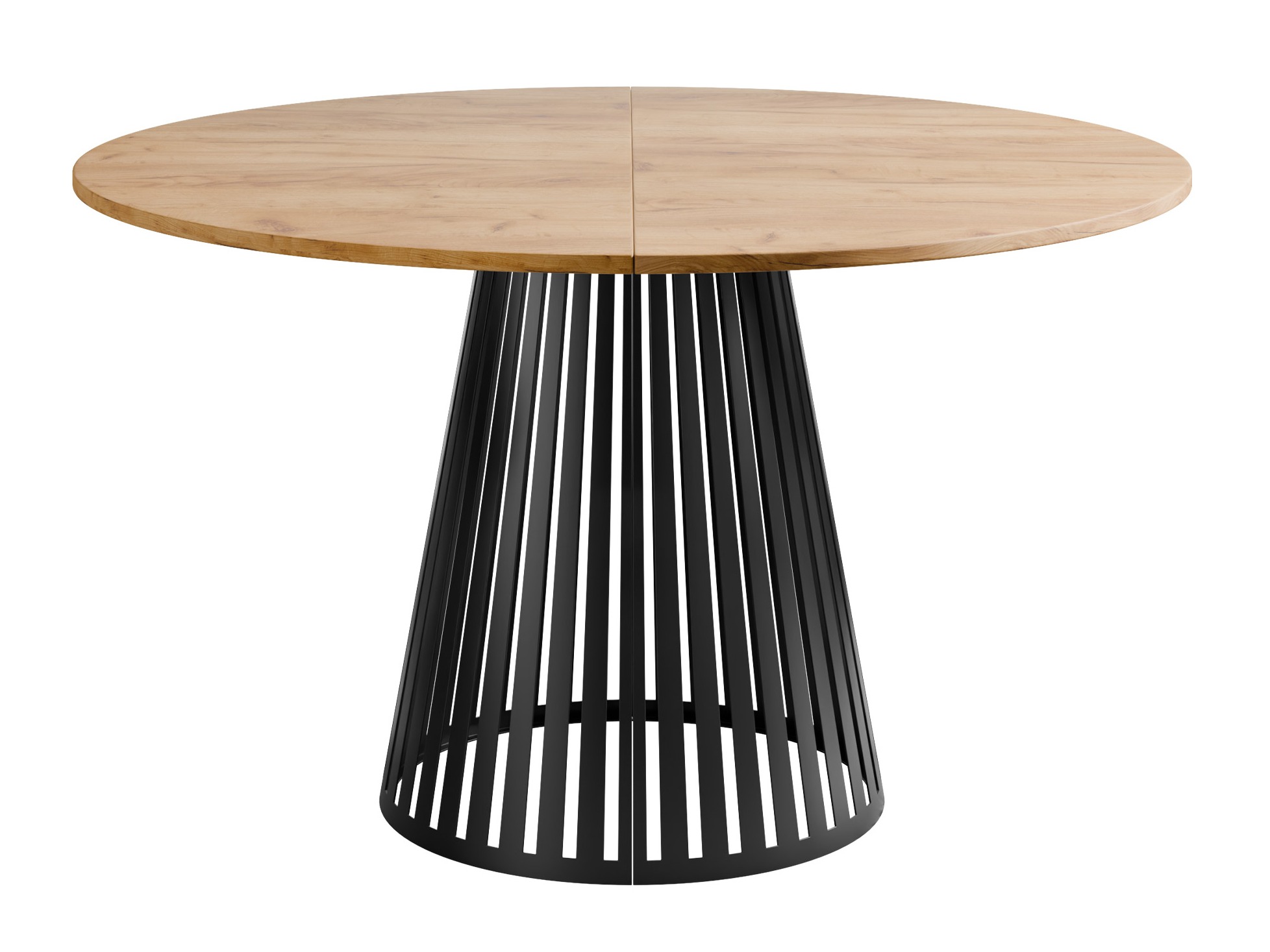 Tisch Prudentia (Craft goldene Eichenholzoptik + Schwarz)