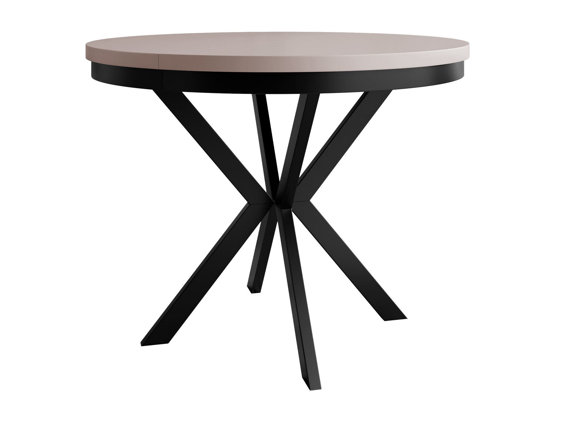 Tisch Oswego 155 (Kaschmir + Schwarz)