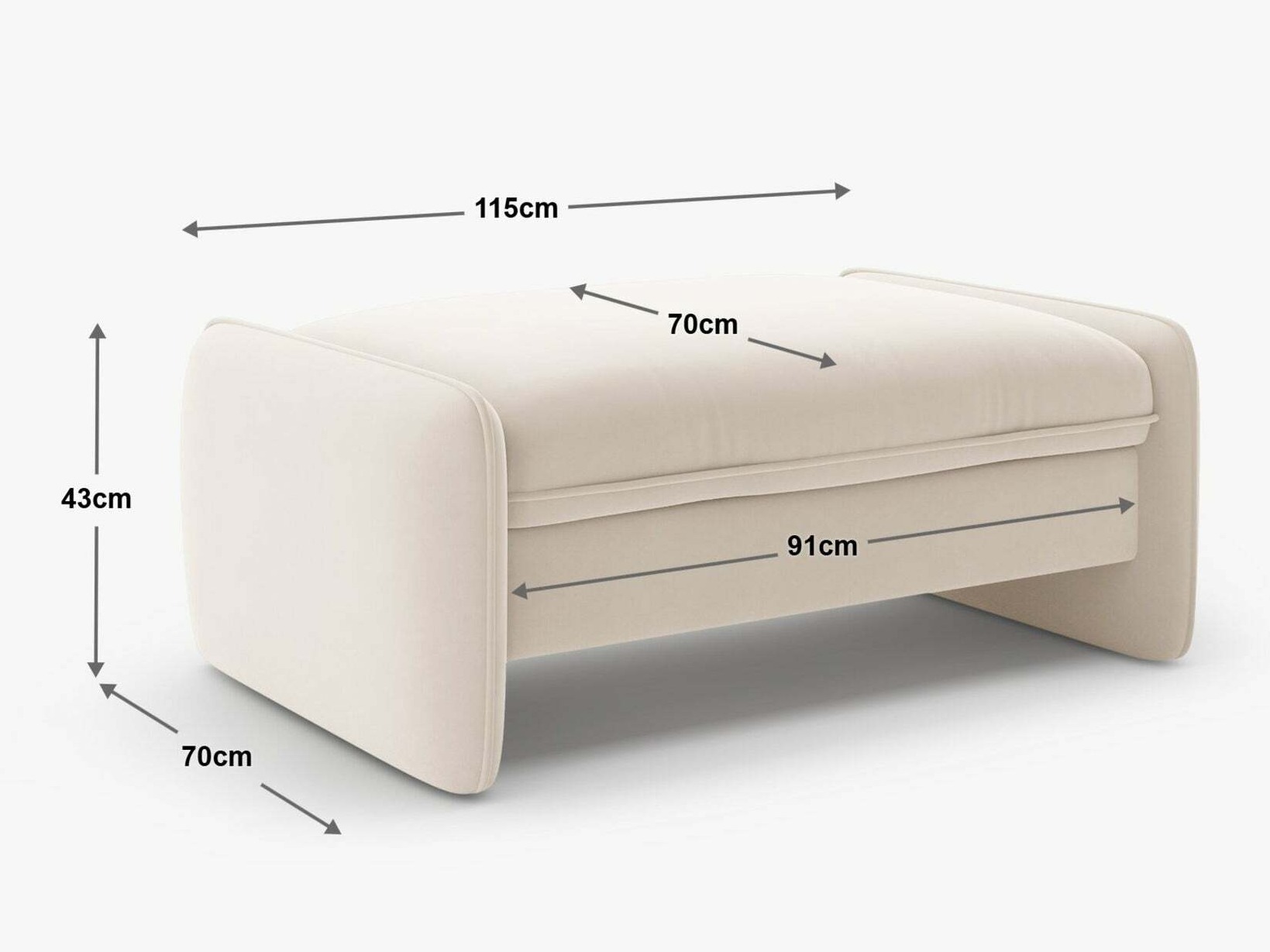 Polsterbank Romsero 103 (Silencio 60)