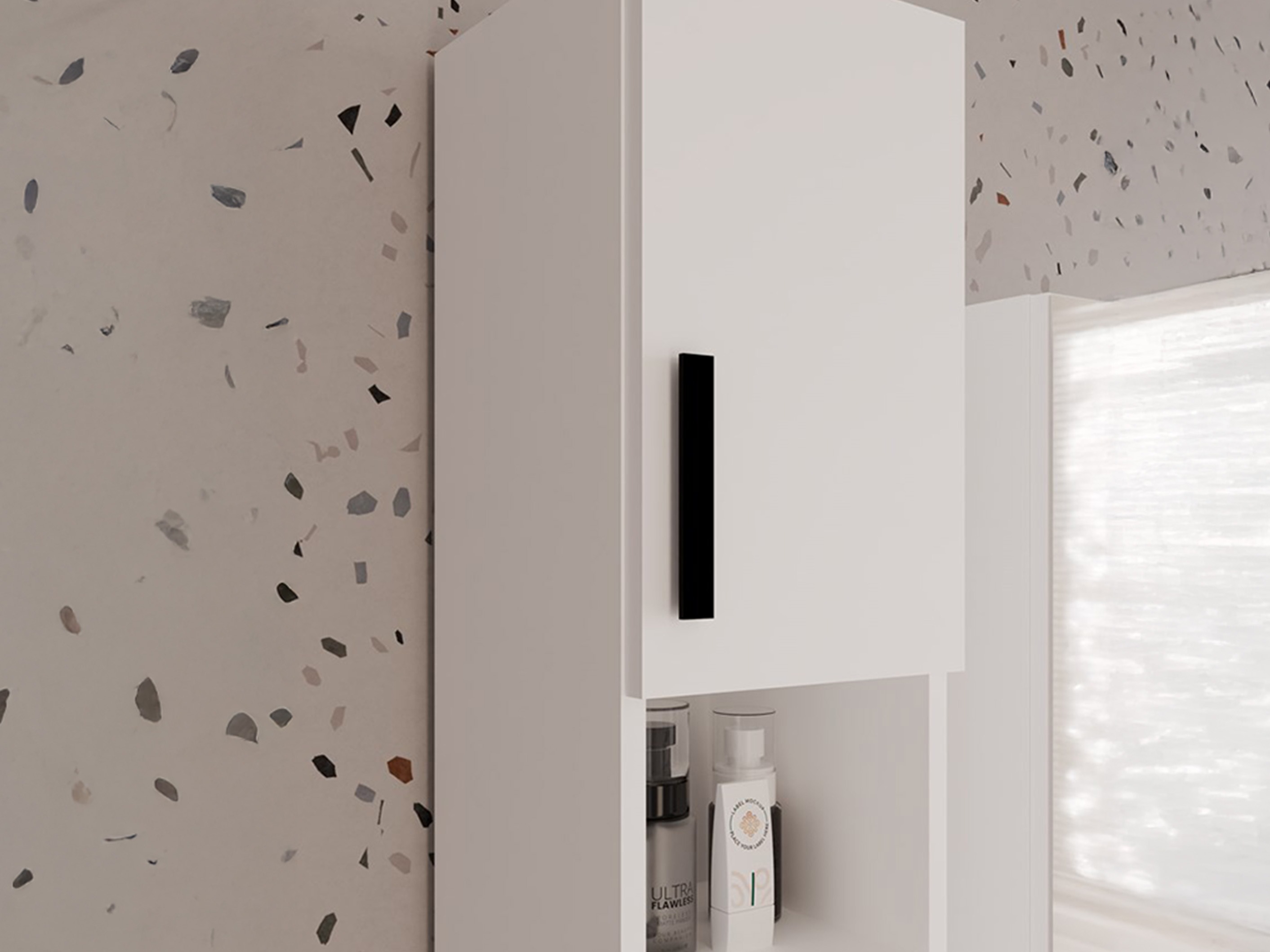 Stehender Badezimmerschrank Mandeville 345