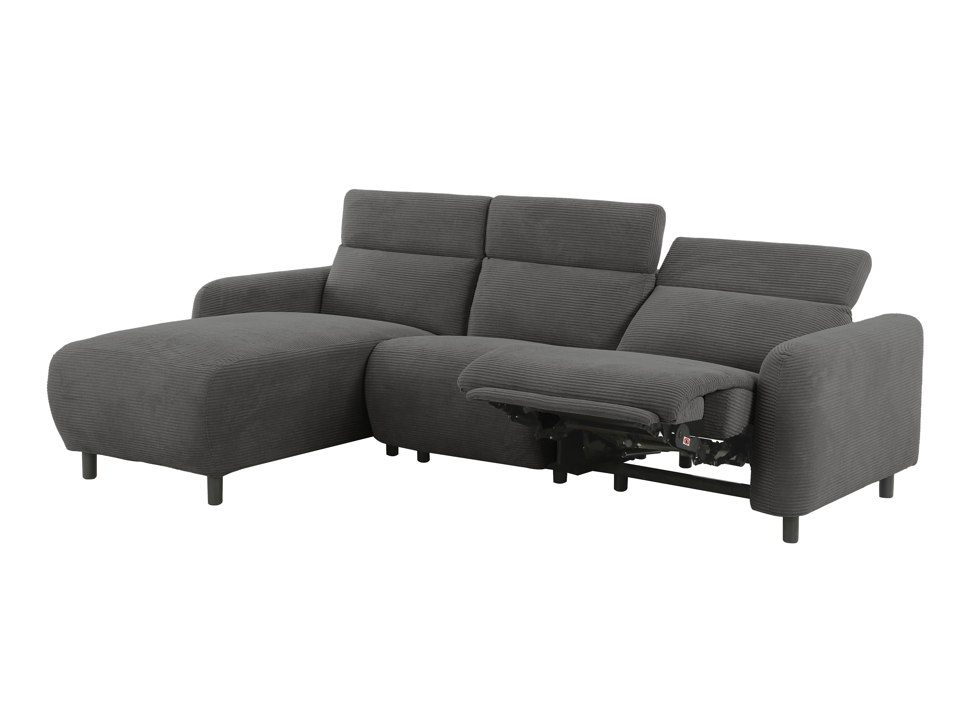 Ecksofa Liegesessel Denton 1509 (Anthrazit)