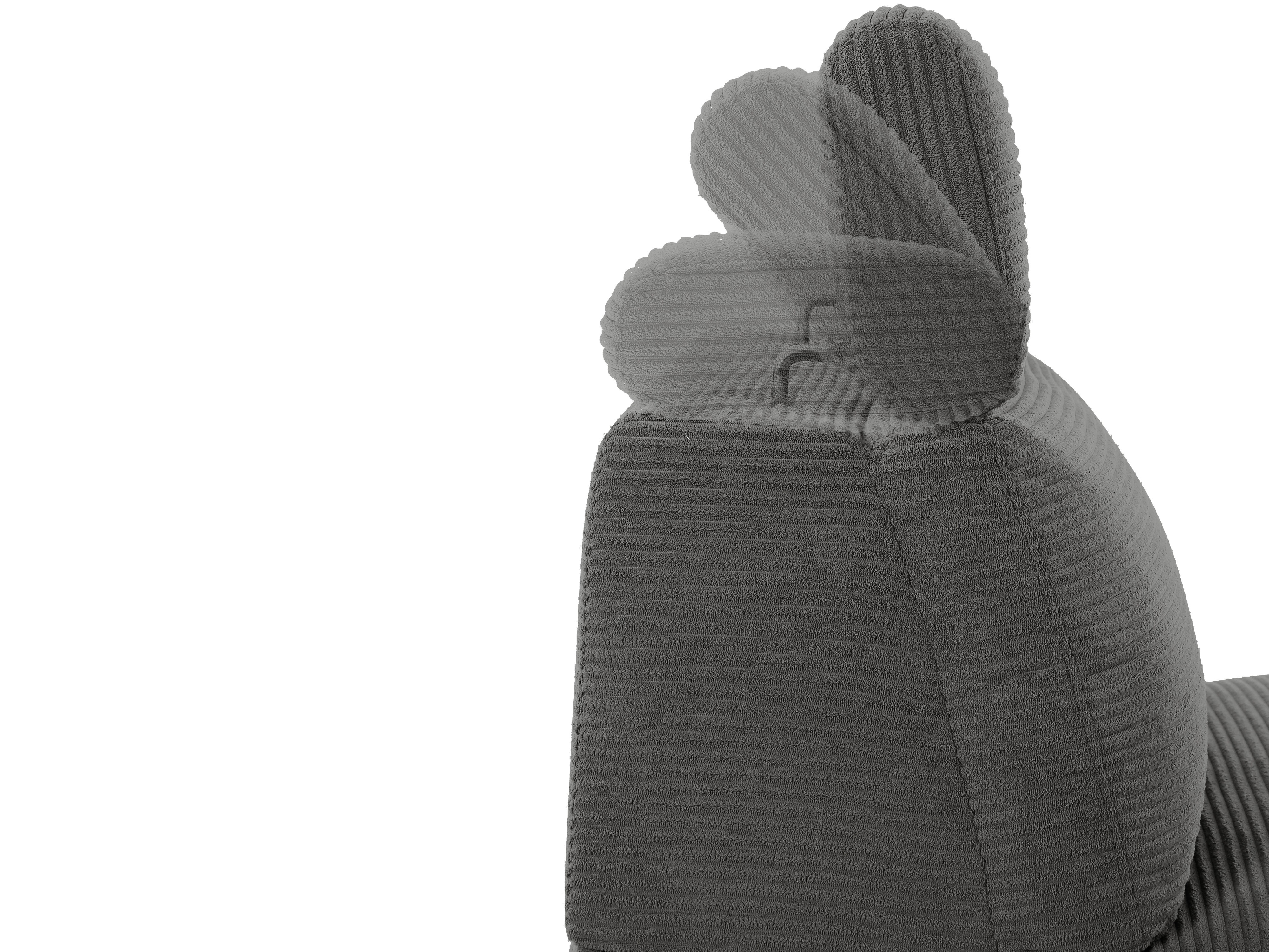 Ecksofa Liegesessel Denton 1509 (Anthrazit)