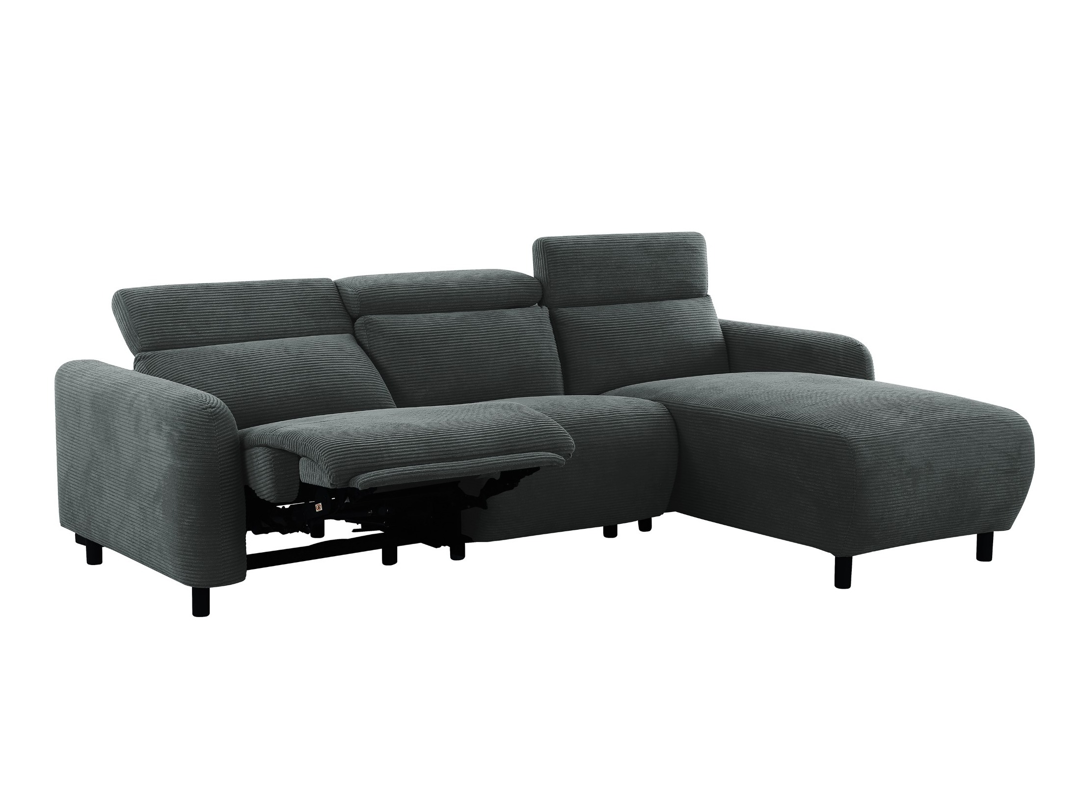 Ecksofa Liegesessel Denton 1509 (Anthrazit)