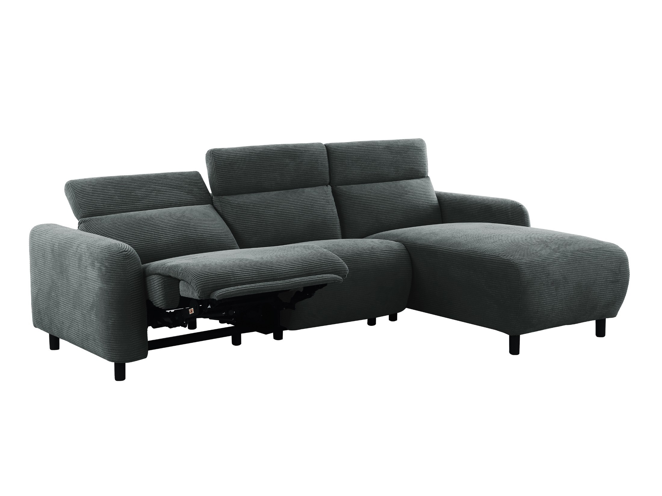 Ecksofa Liegesessel Denton 1509 (Anthrazit)