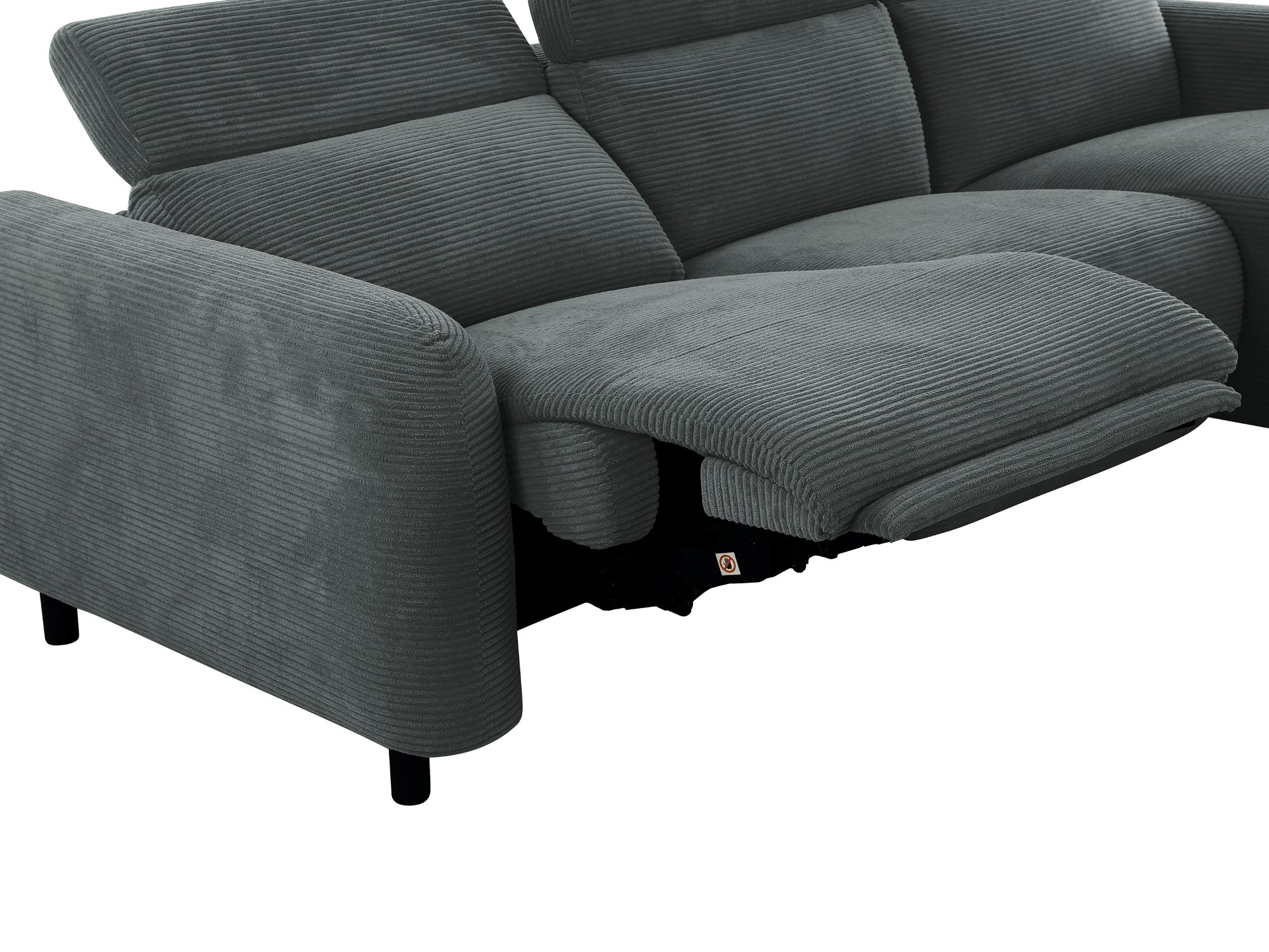 Ecksofa Liegesessel Denton 1509 (Anthrazit)