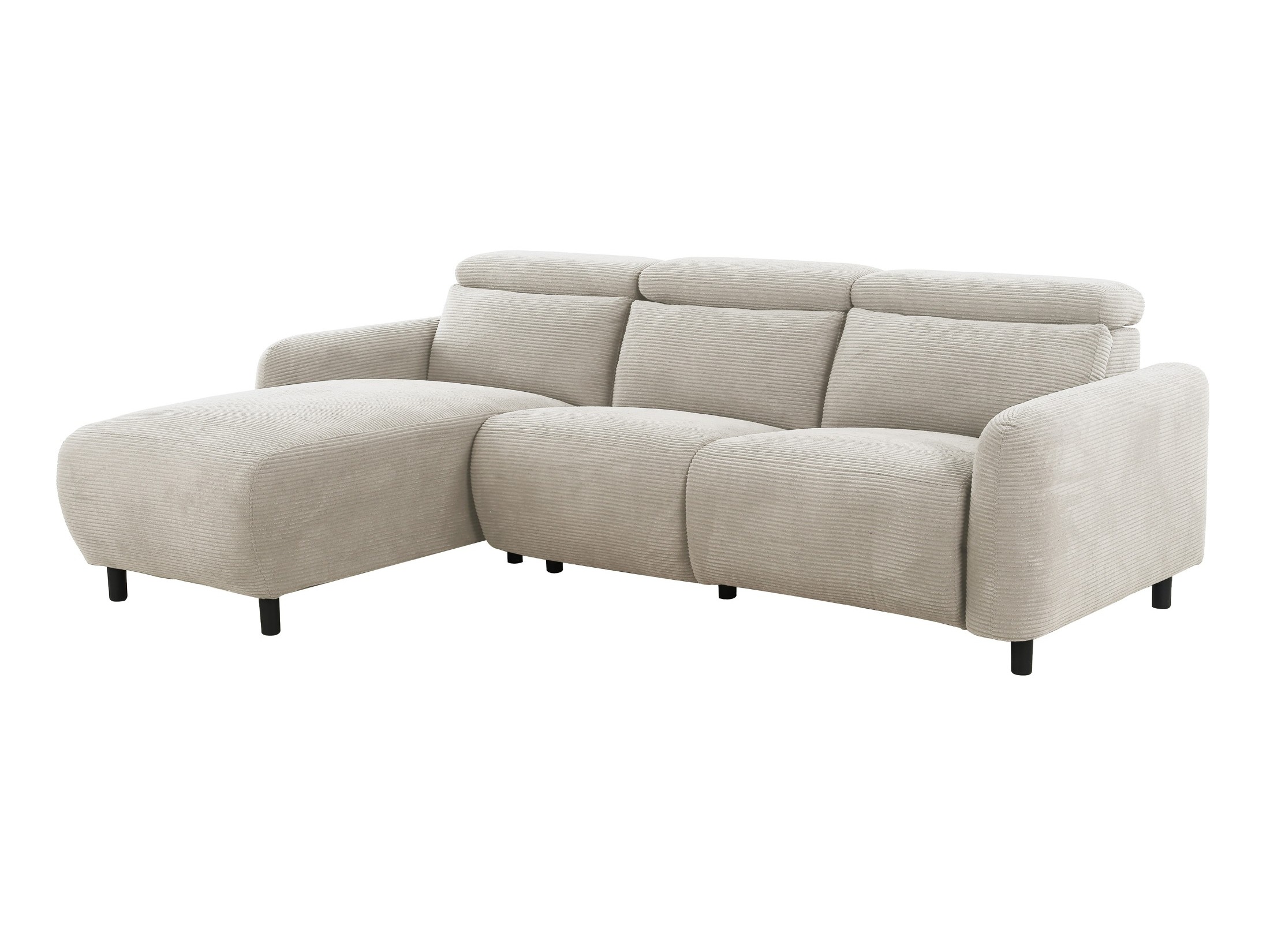 Ecksofa Liegesessel Denton 1509 (Cremefarben)