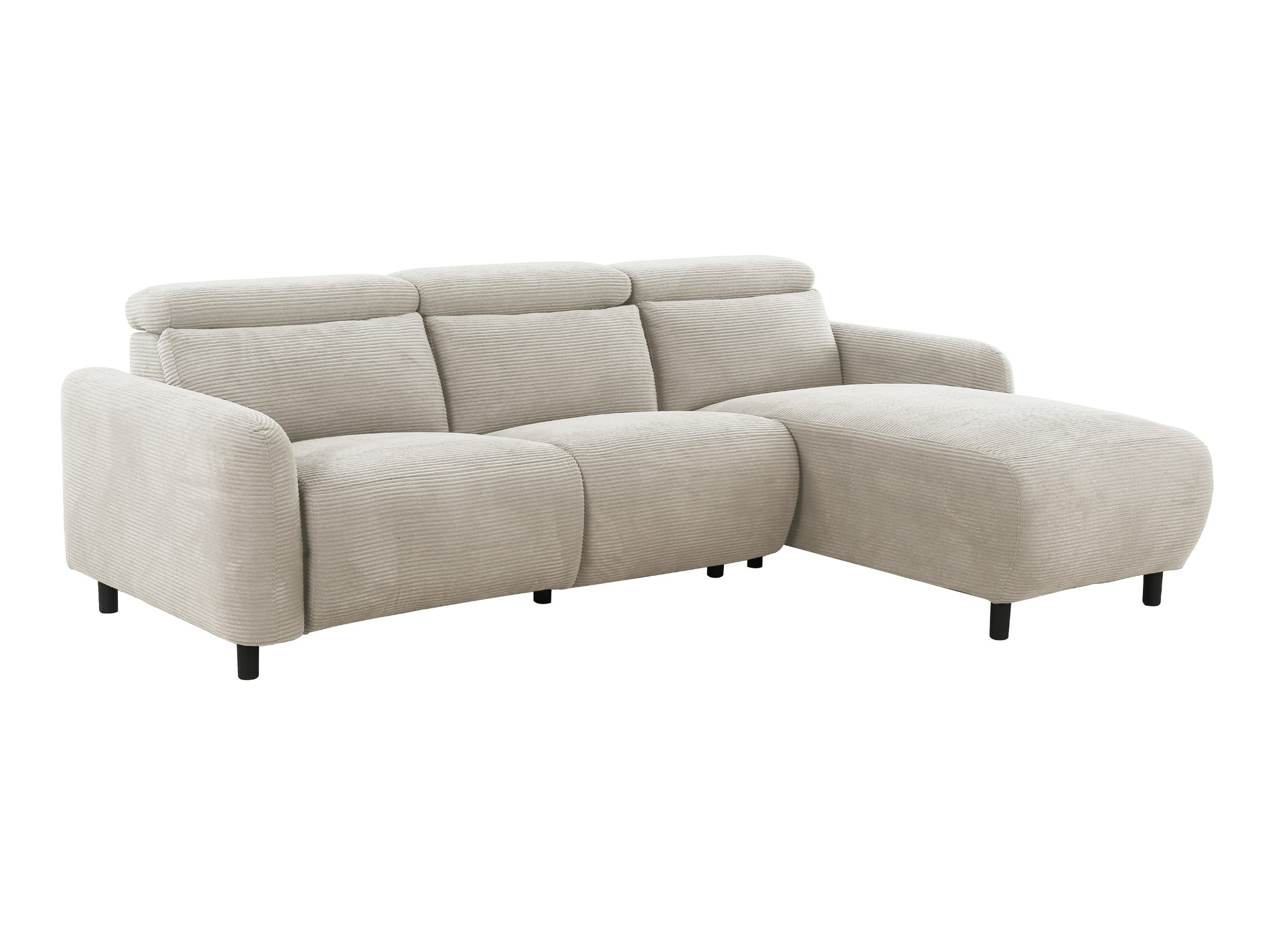 Ecksofa Liegesessel Denton 1509 (Cremefarben)