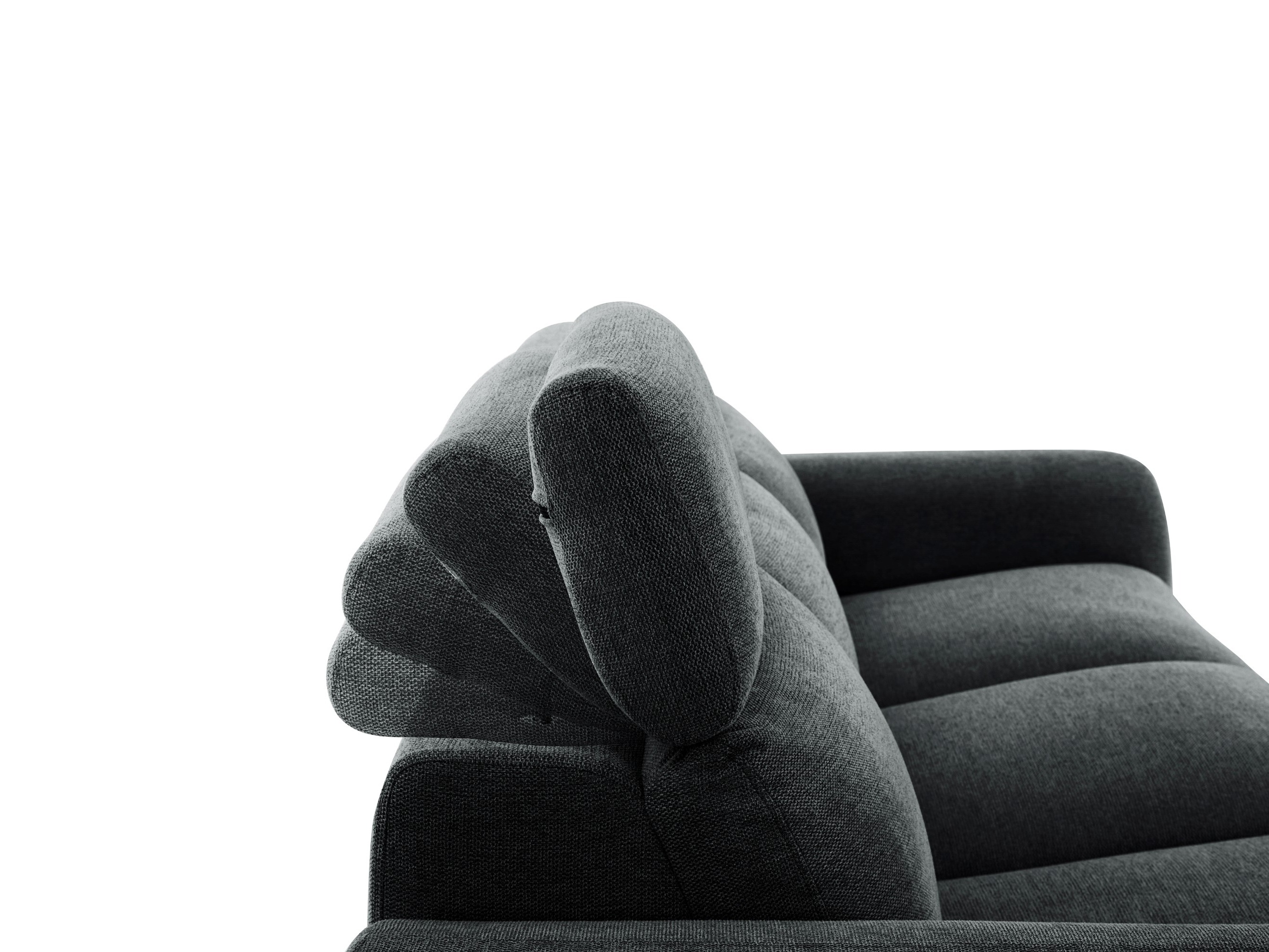 Ecksofa Liegesessel Denton 1509 (Dunkelgrau)