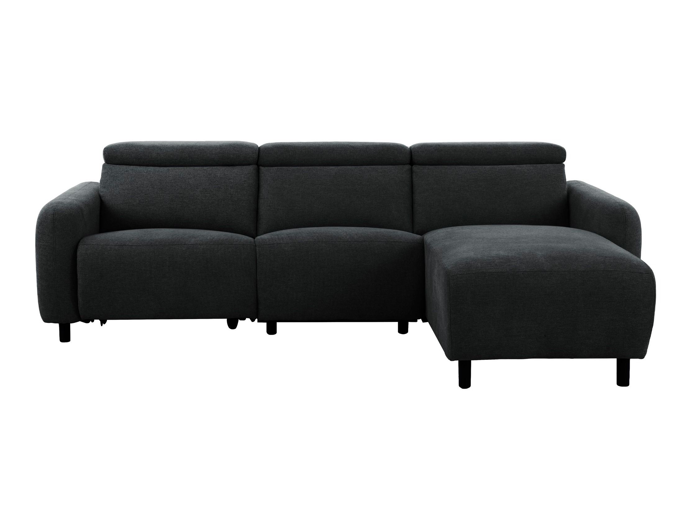 Ecksofa Liegesessel Denton 1509 (Dunkelgrau)
