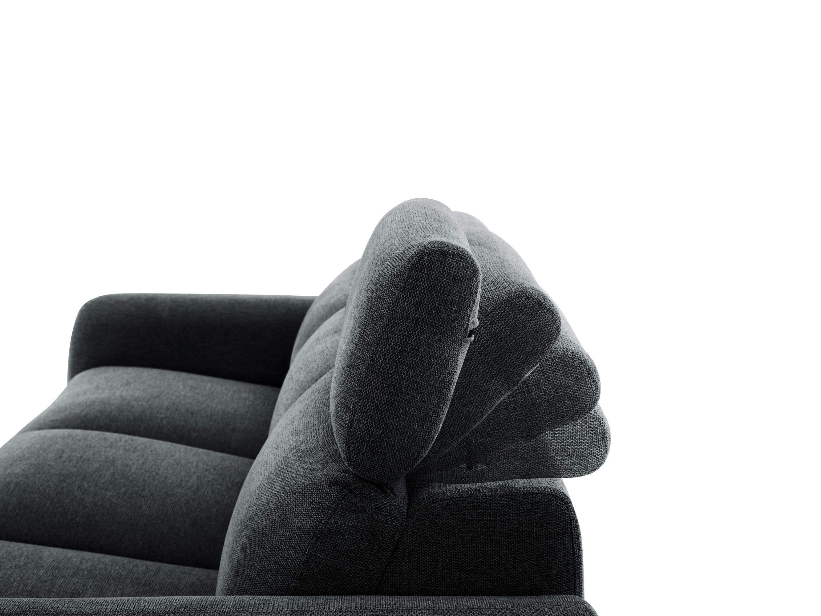 Ecksofa Liegesessel Denton 1509 (Dunkelgrau)