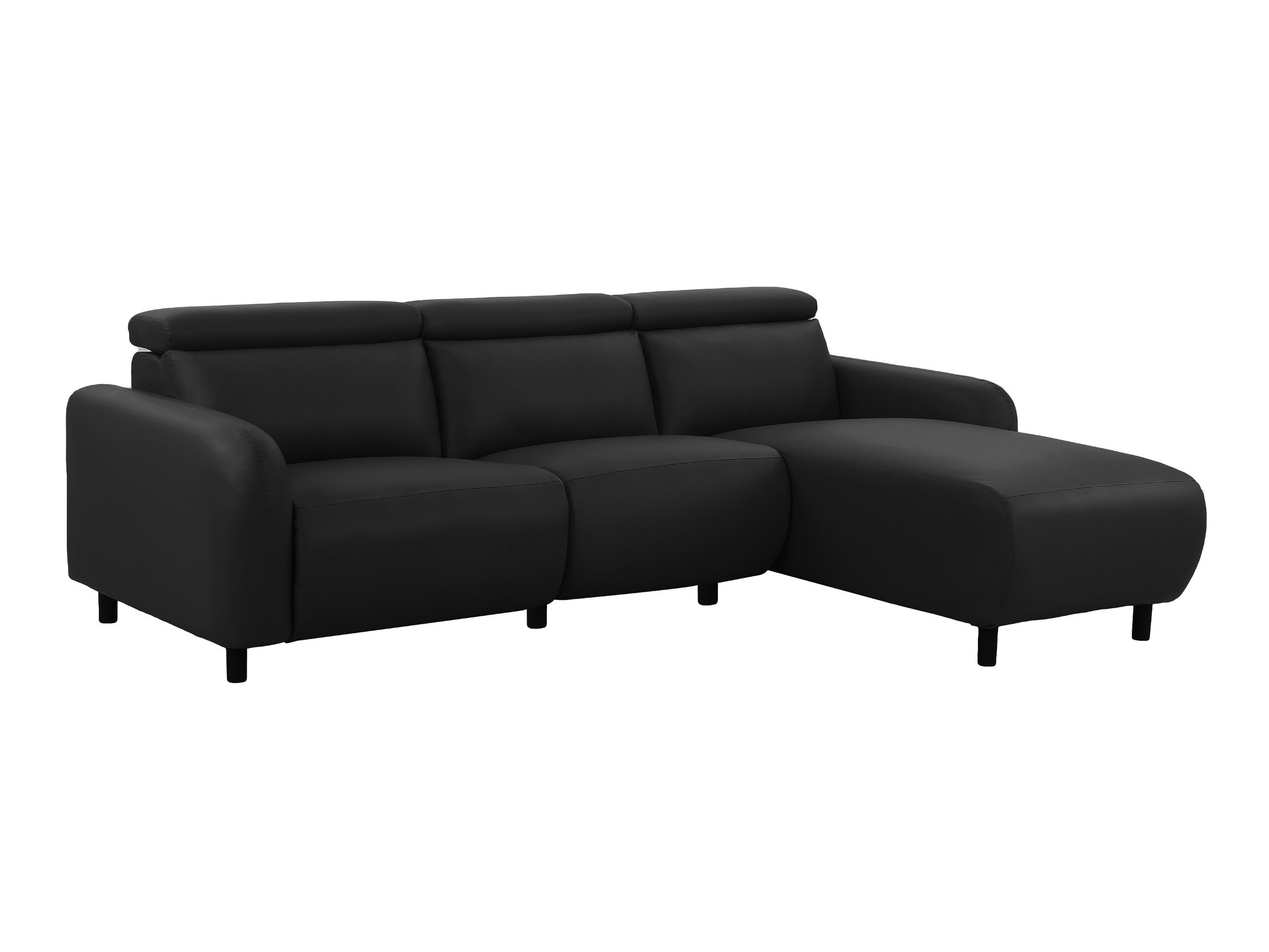 Ecksofa Liegesessel Denton 1509 (Schwarz)