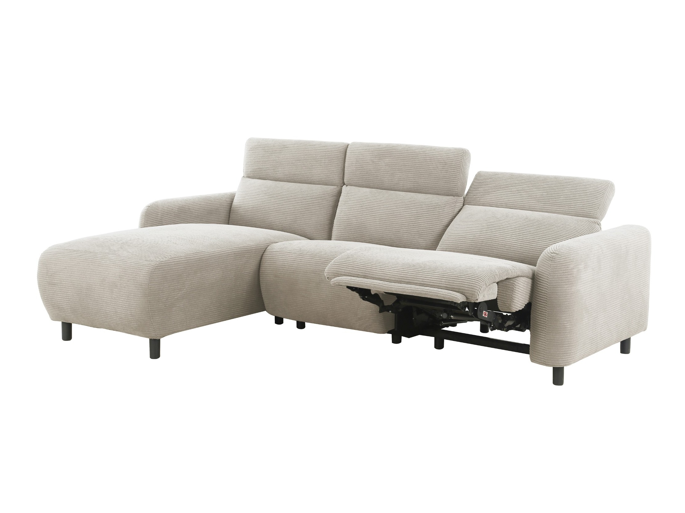 Ecksofa Liegesessel Revbena 103 (Cremefarben)
