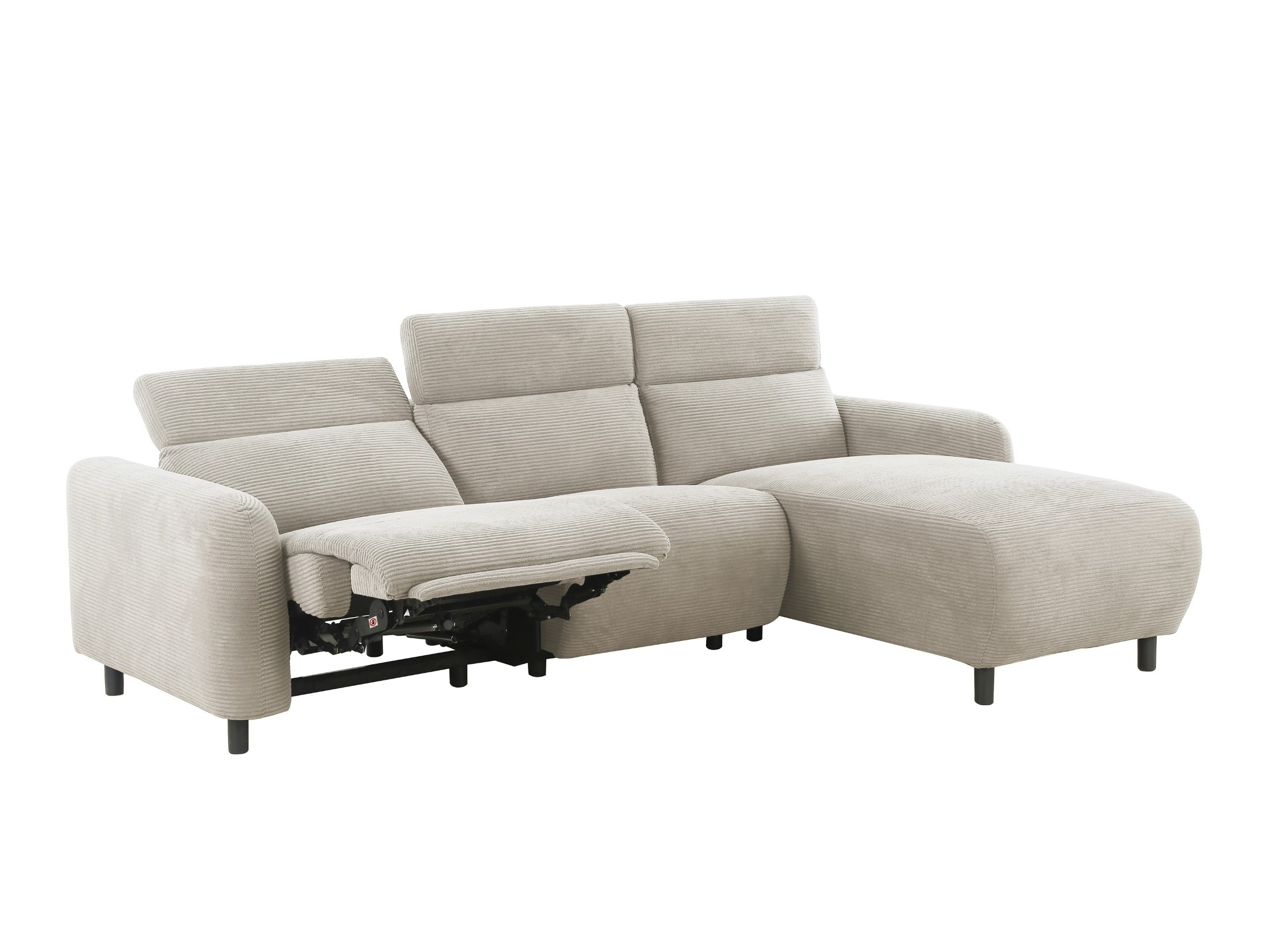 Ecksofa Liegesessel Revbena 103 (Cremefarben)
