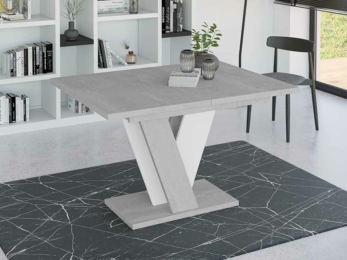 Tisch Goodyear 125 (Grau + Weiss)