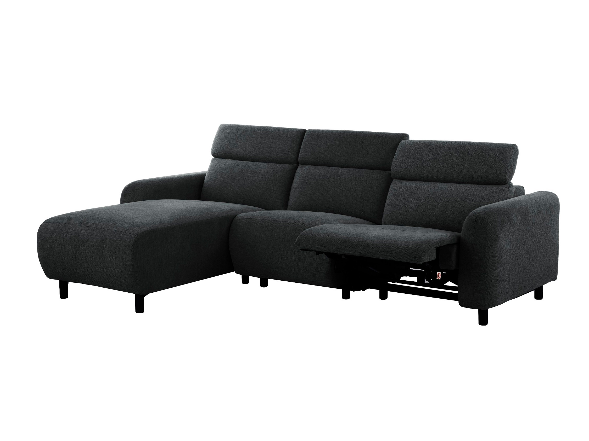 Ecksofa Liegesessel Denton 1510 (Anthrazit)