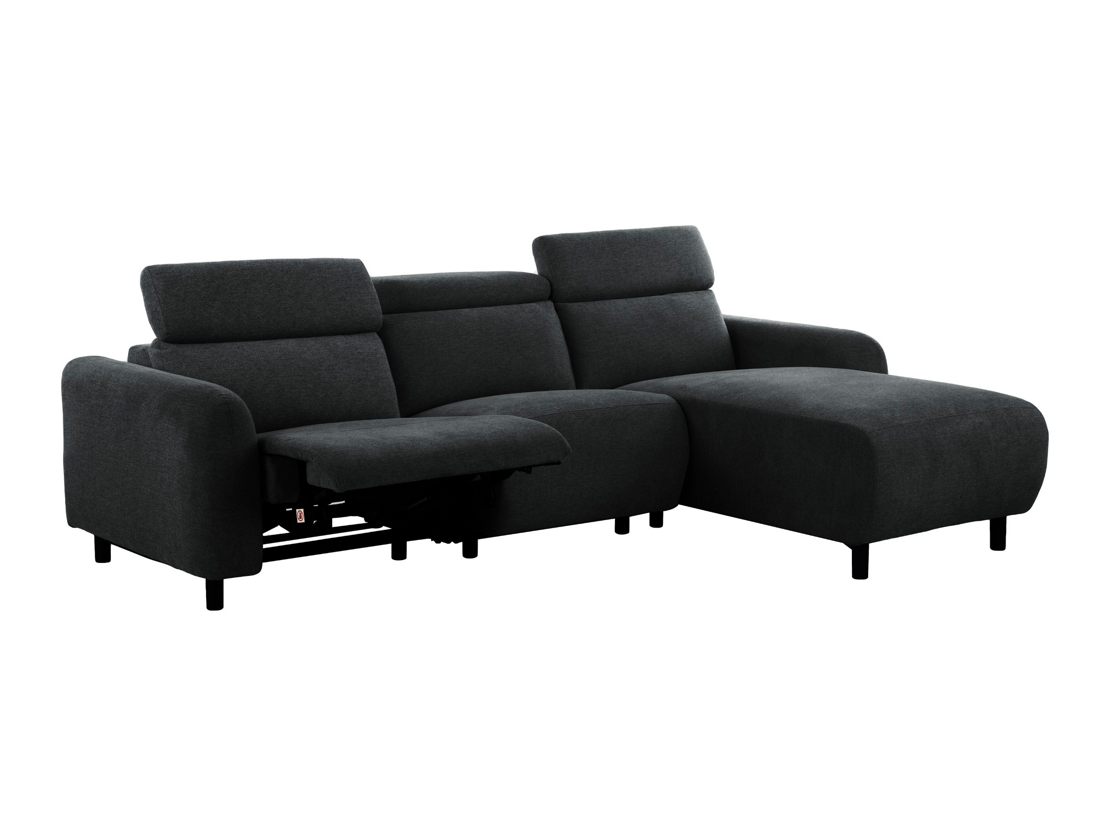 Ecksofa Liegesessel Denton 1510 (Anthrazit)