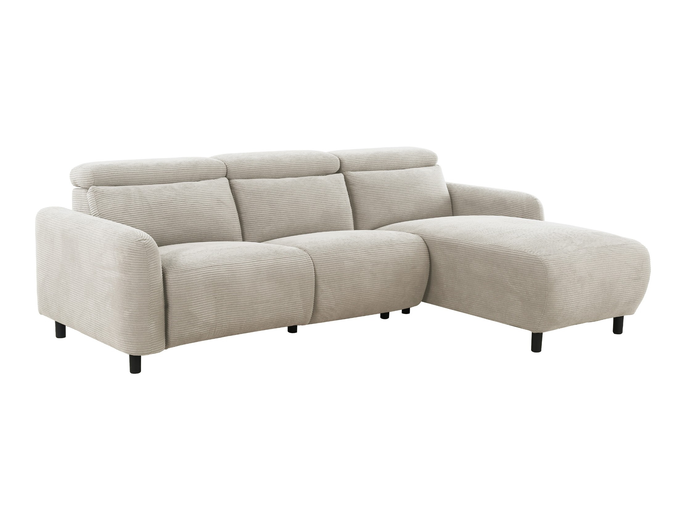 Ecksofa Liegesessel Denton 1510 (Cremefarben)