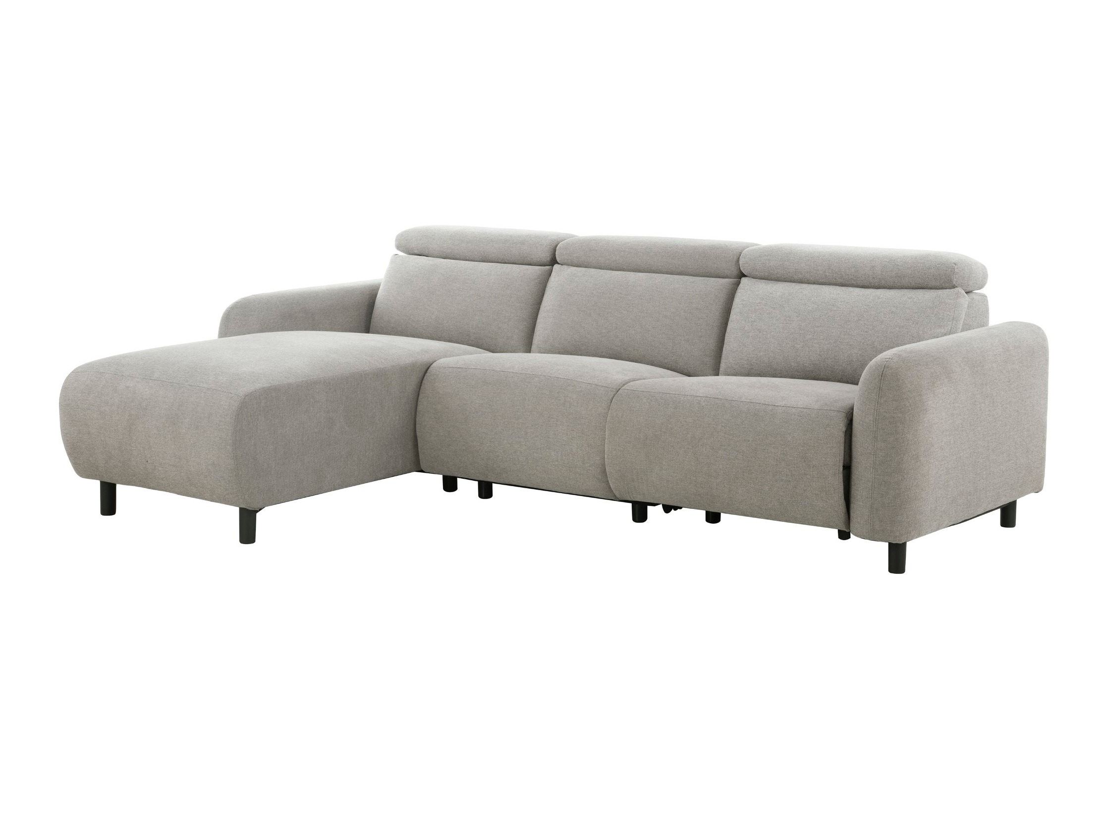 Ecksofa Liegesessel Denton 1510 (Hellgrau)