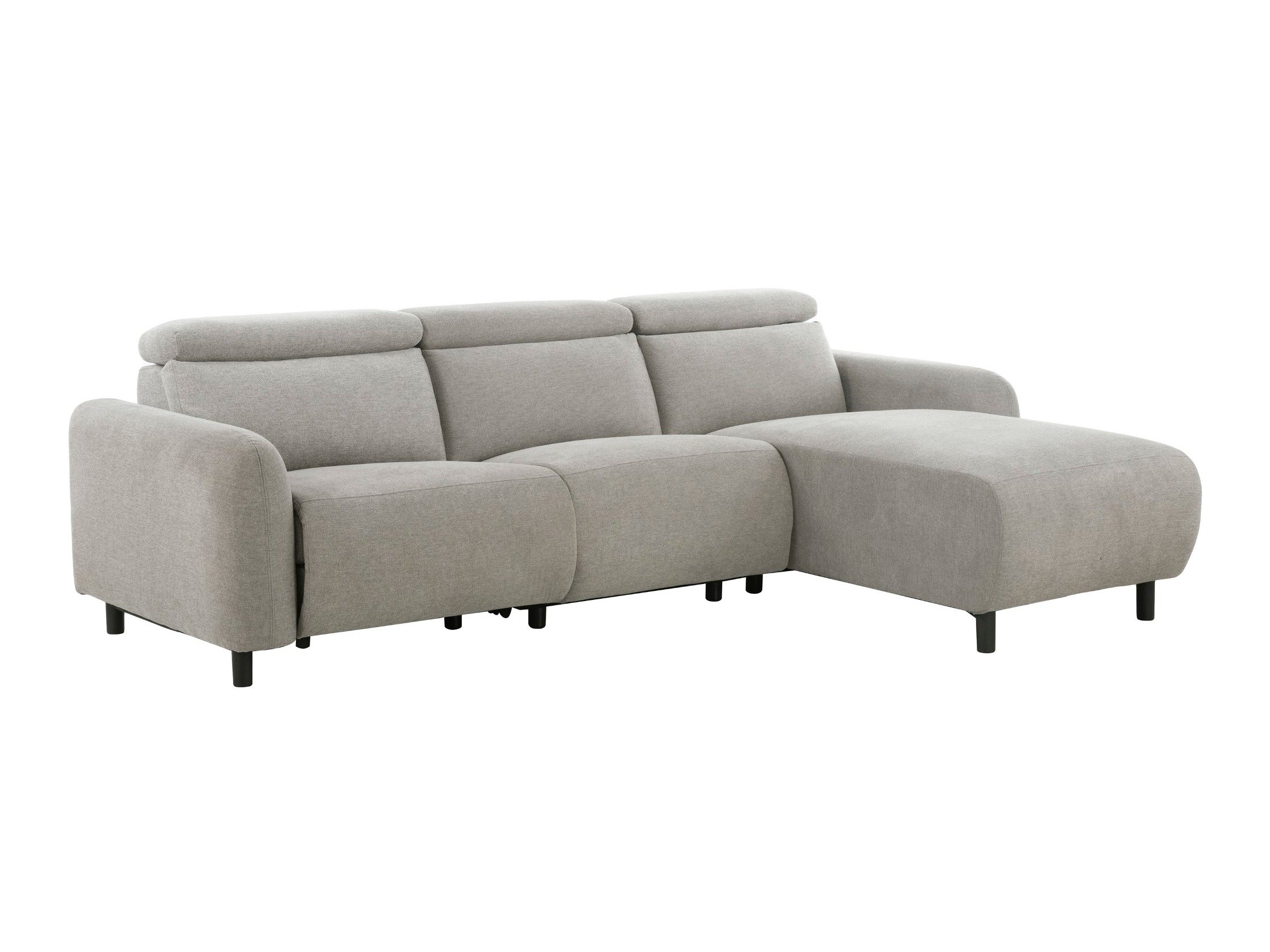 Ecksofa Liegesessel Denton 1510 (Hellgrau)