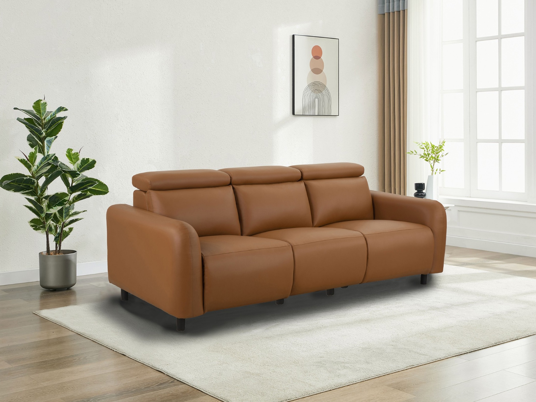Sofa mit Liegefunktion Denton 1511 (Orange)