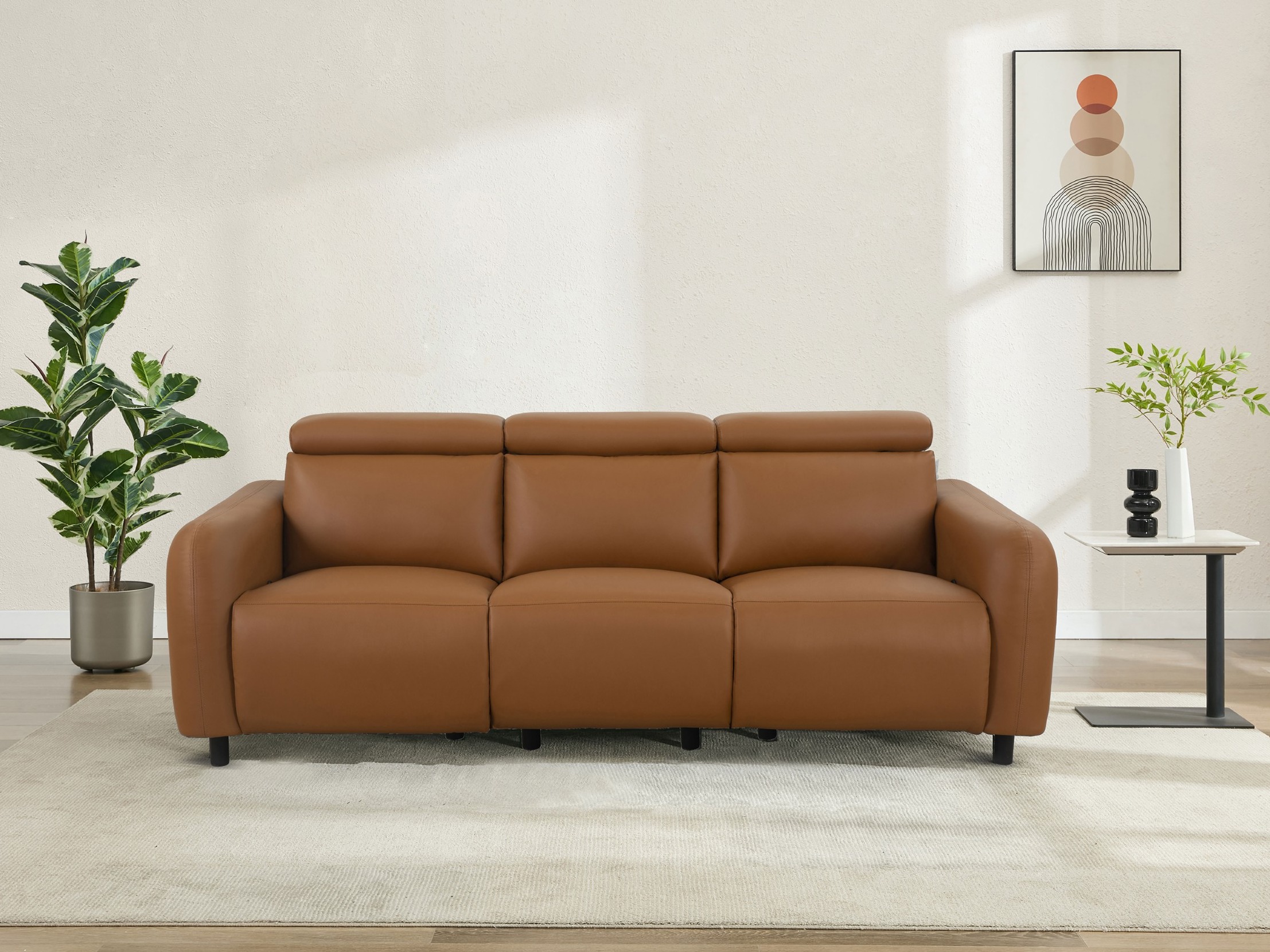 Sofa mit Liegefunktion Denton 1511 (Orange)