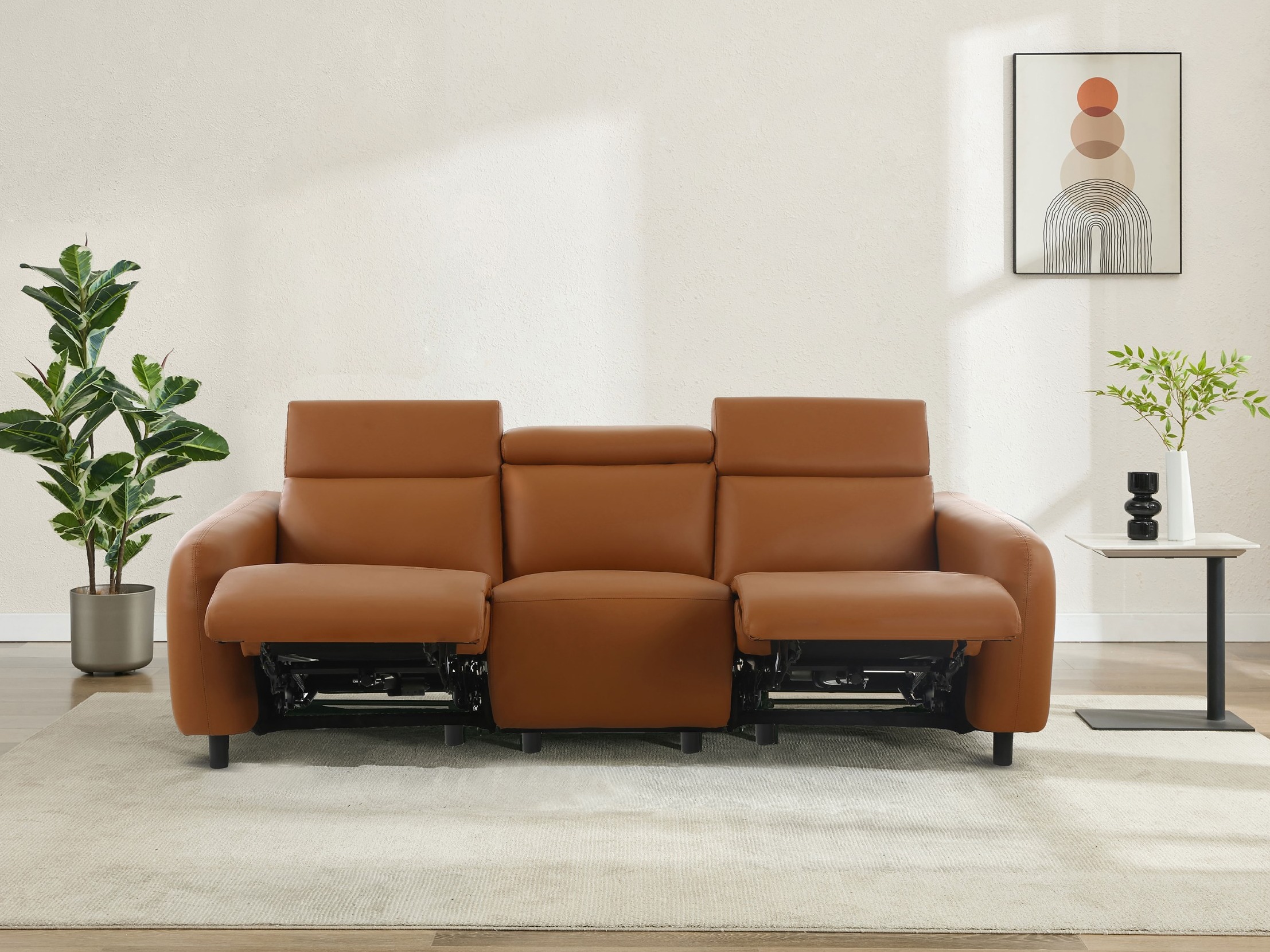 Sofa mit Liegefunktion Denton 1511 (Orange)
