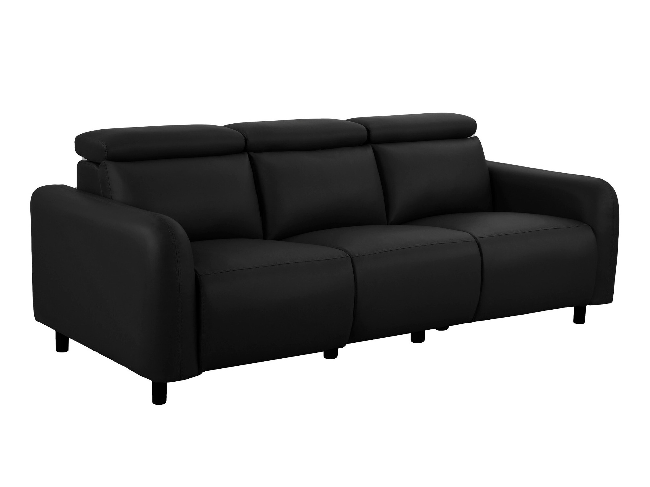 Sofa mit Liegefunktion Denton 1511 (Schwarz)