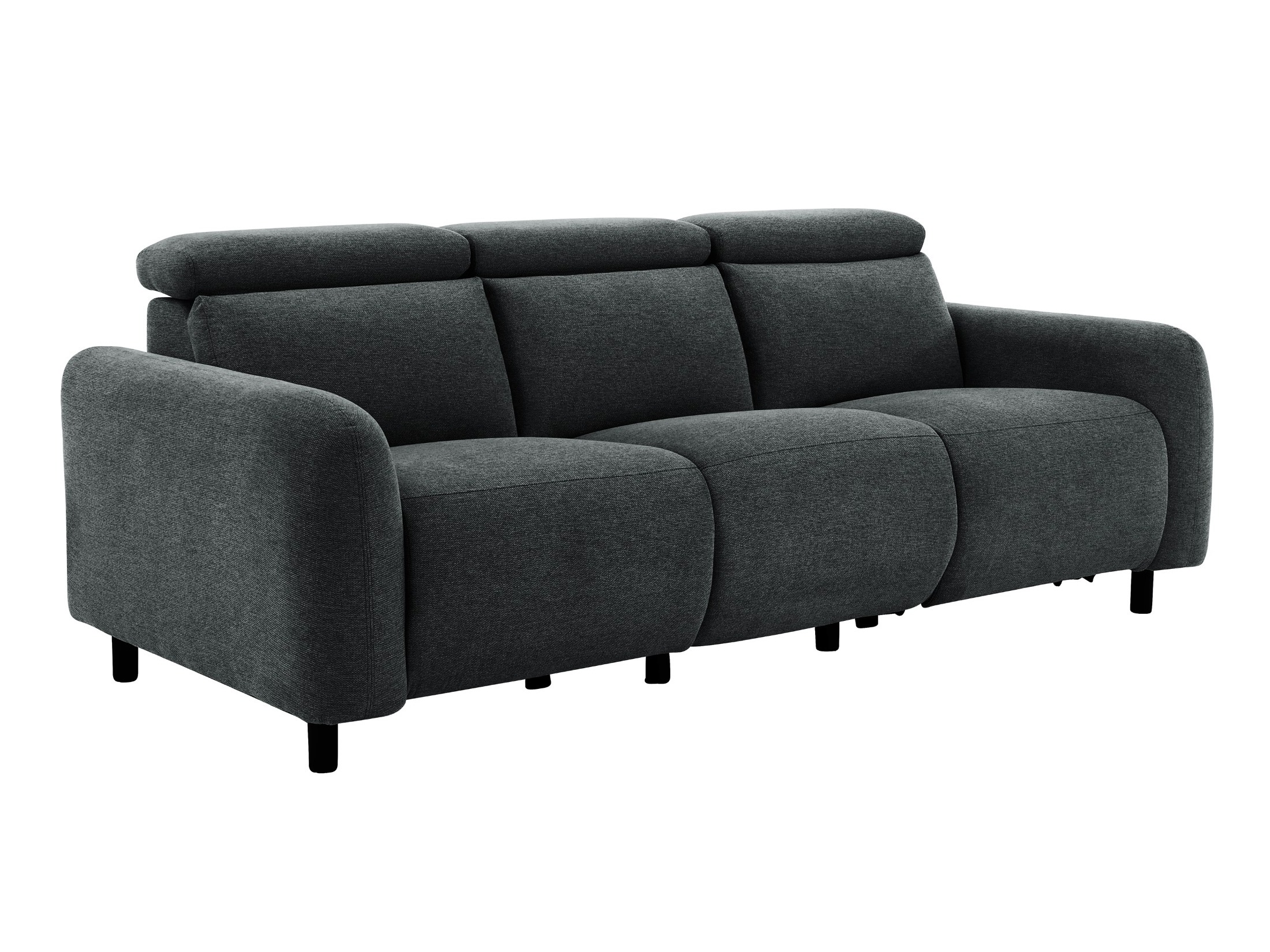 Sofa mit Liegefunktion Denton 1512 (Anthrazit)