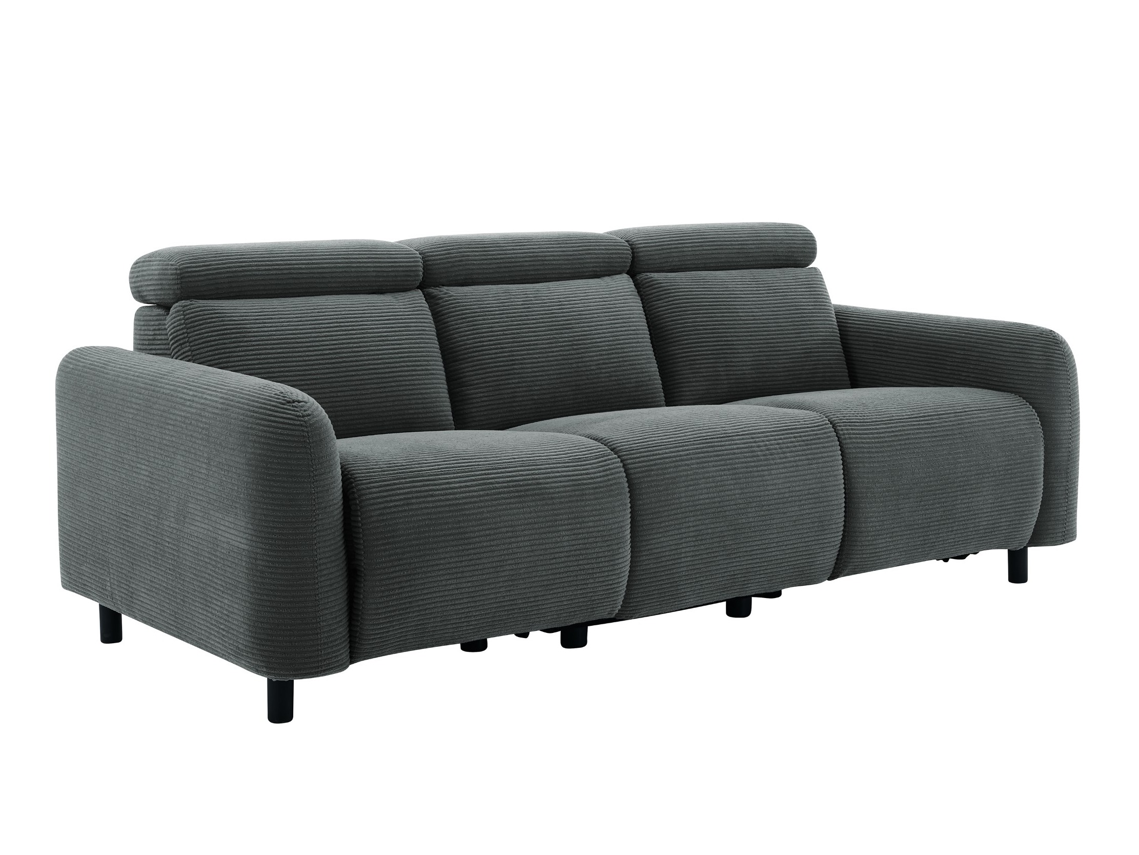 Sofa mit Liegefunktion Denton 1512 (Dunkelgrau)