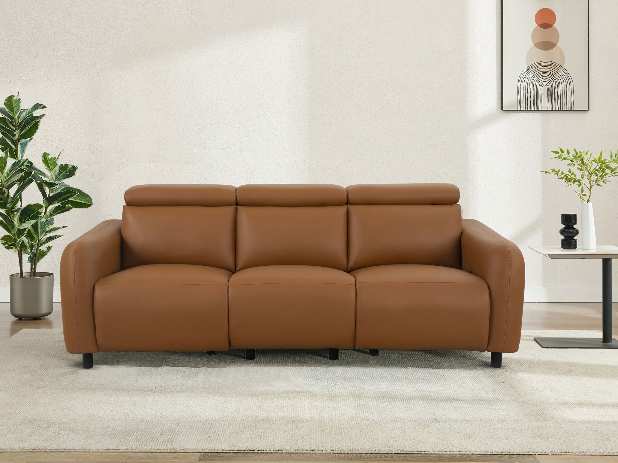 Sofa mit Liegefunktion Revbena 102 (Orange)