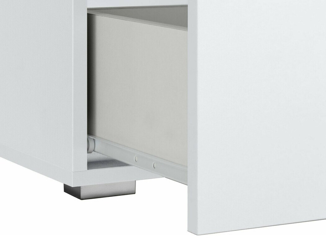 Stehender Badezimmerschrank für ein Waschbecken Soncamu 110 (Weiss)