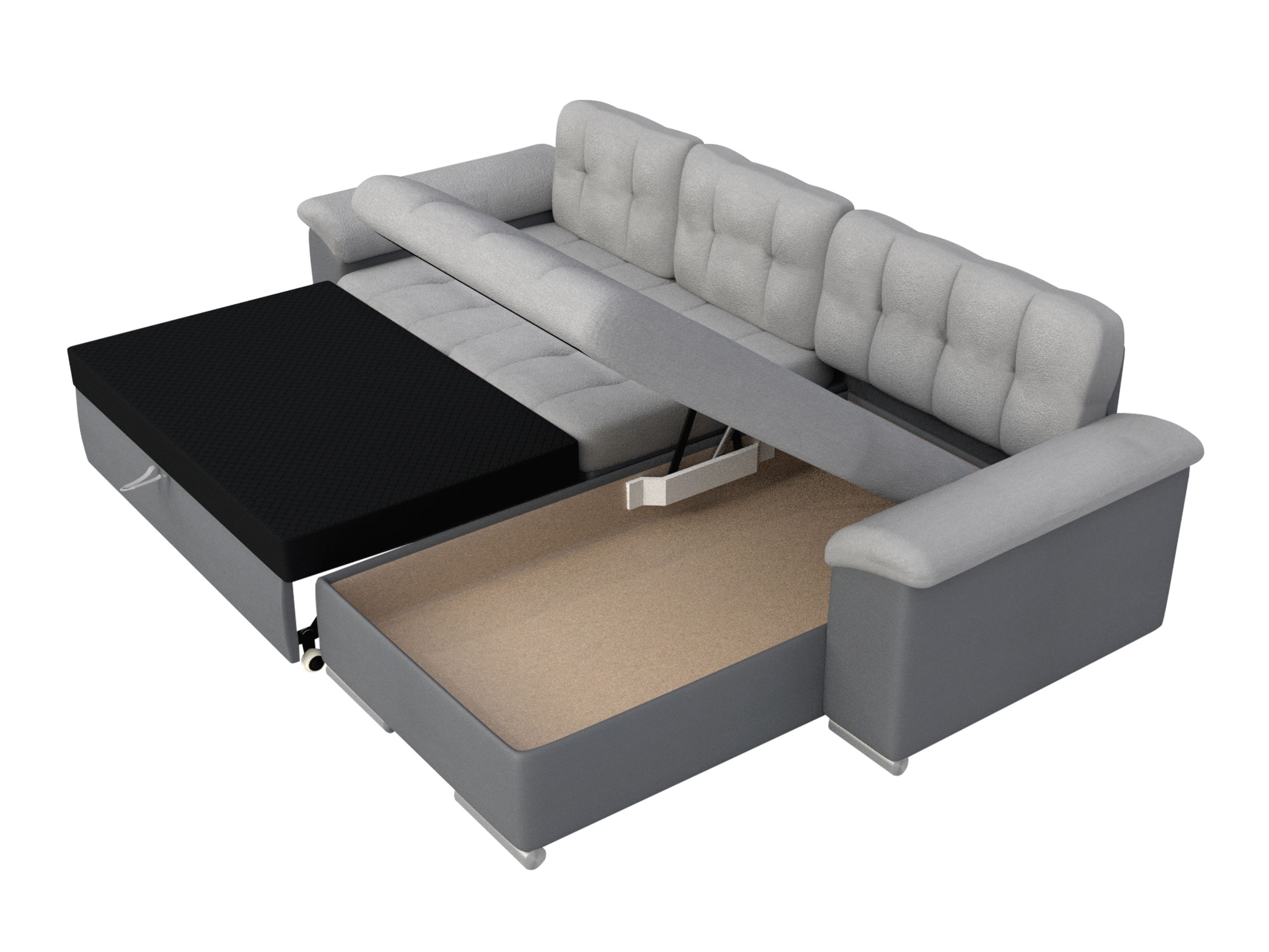 Ecksofa Comfivo Mica II (Piano 17)