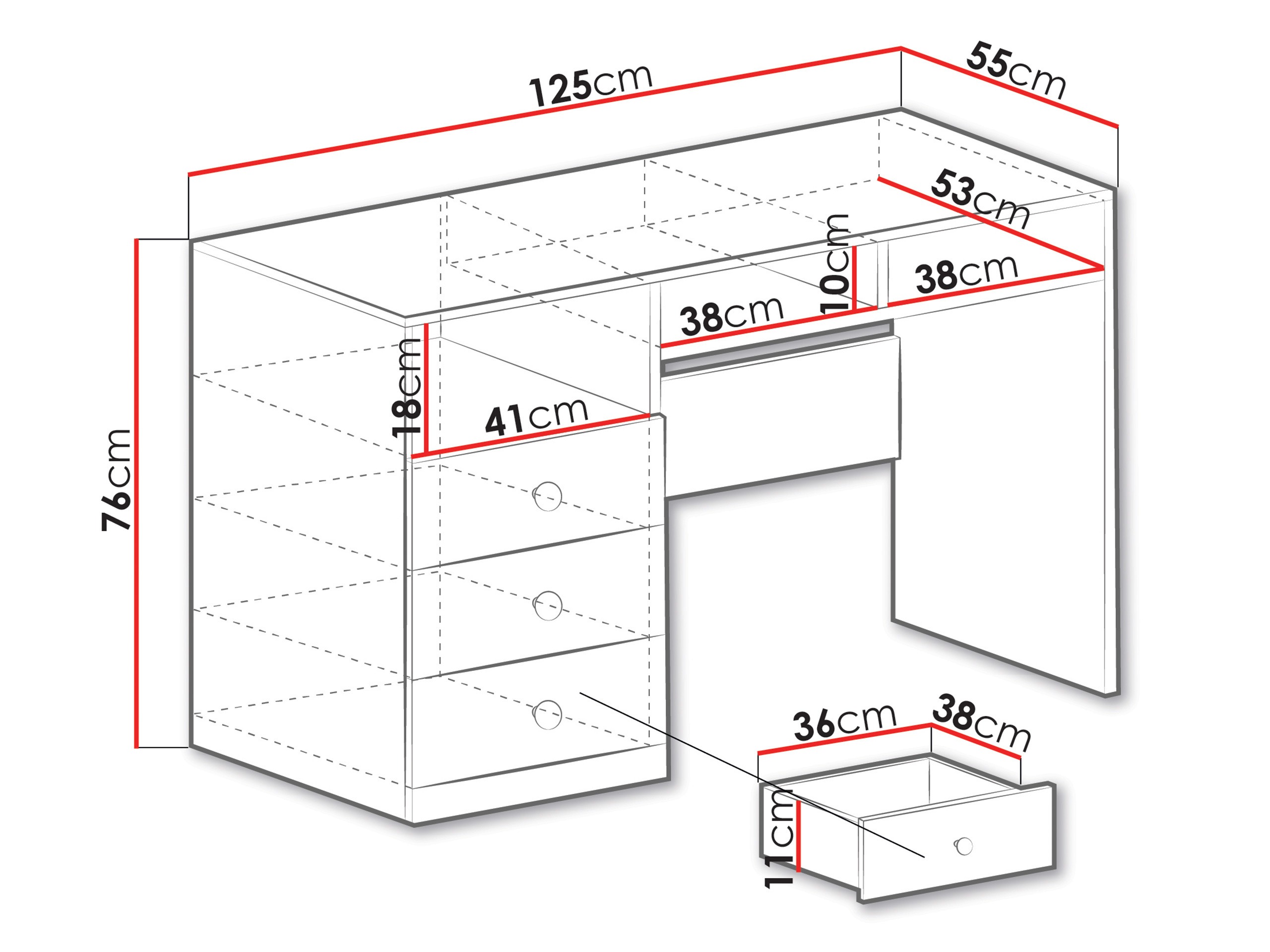 Bürotisch Tesmonu 107