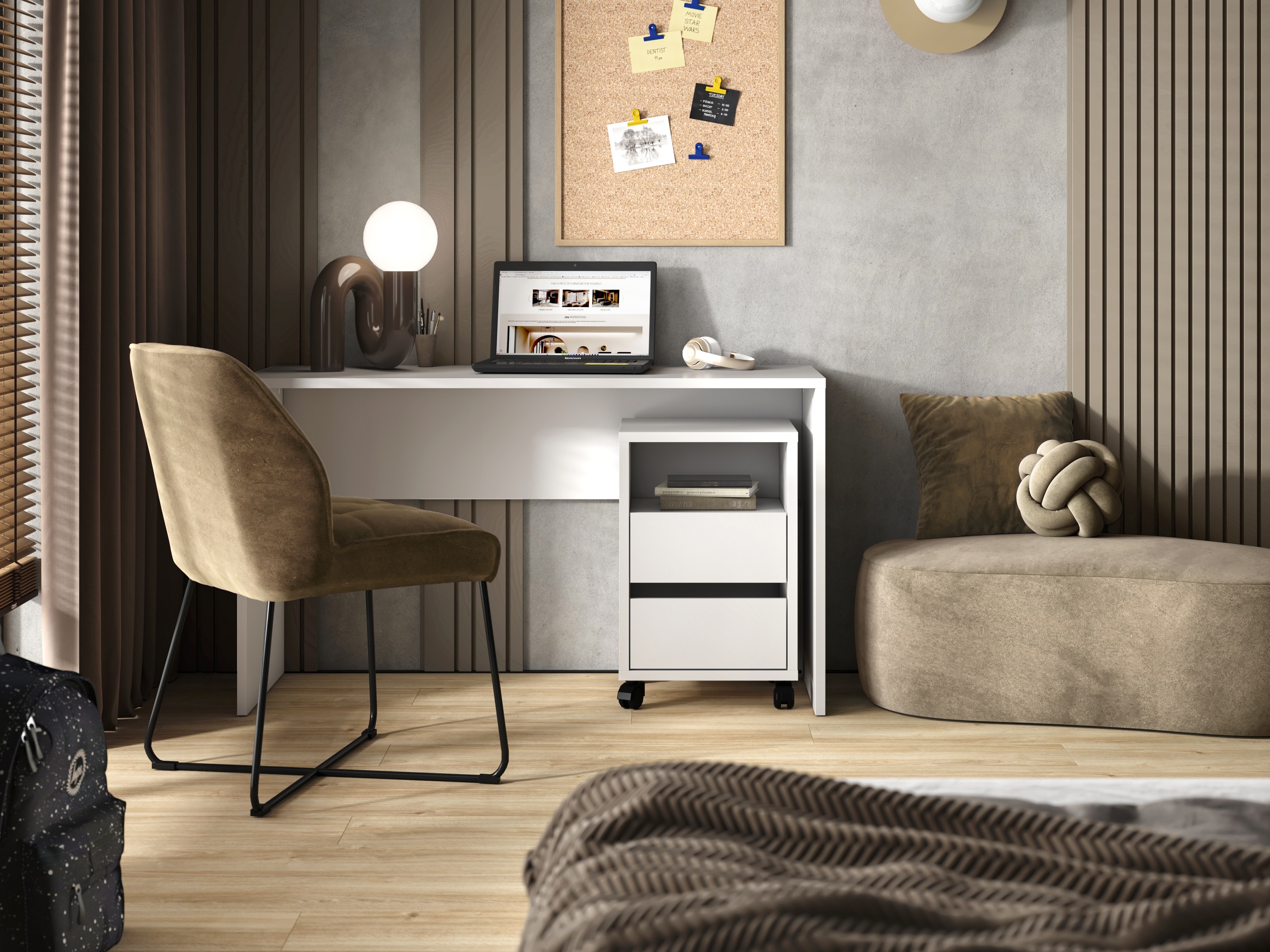 Bürotisch Austin 347 (Weiss)