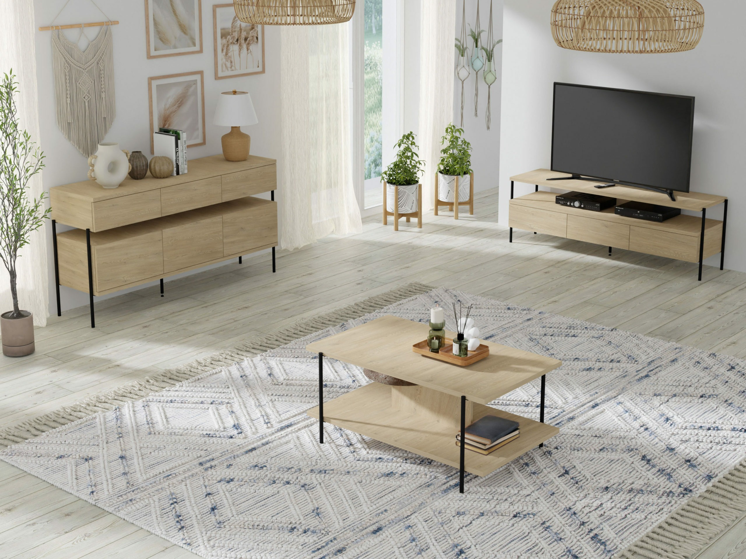 Wohnzimmer-Sets Buffalo 209