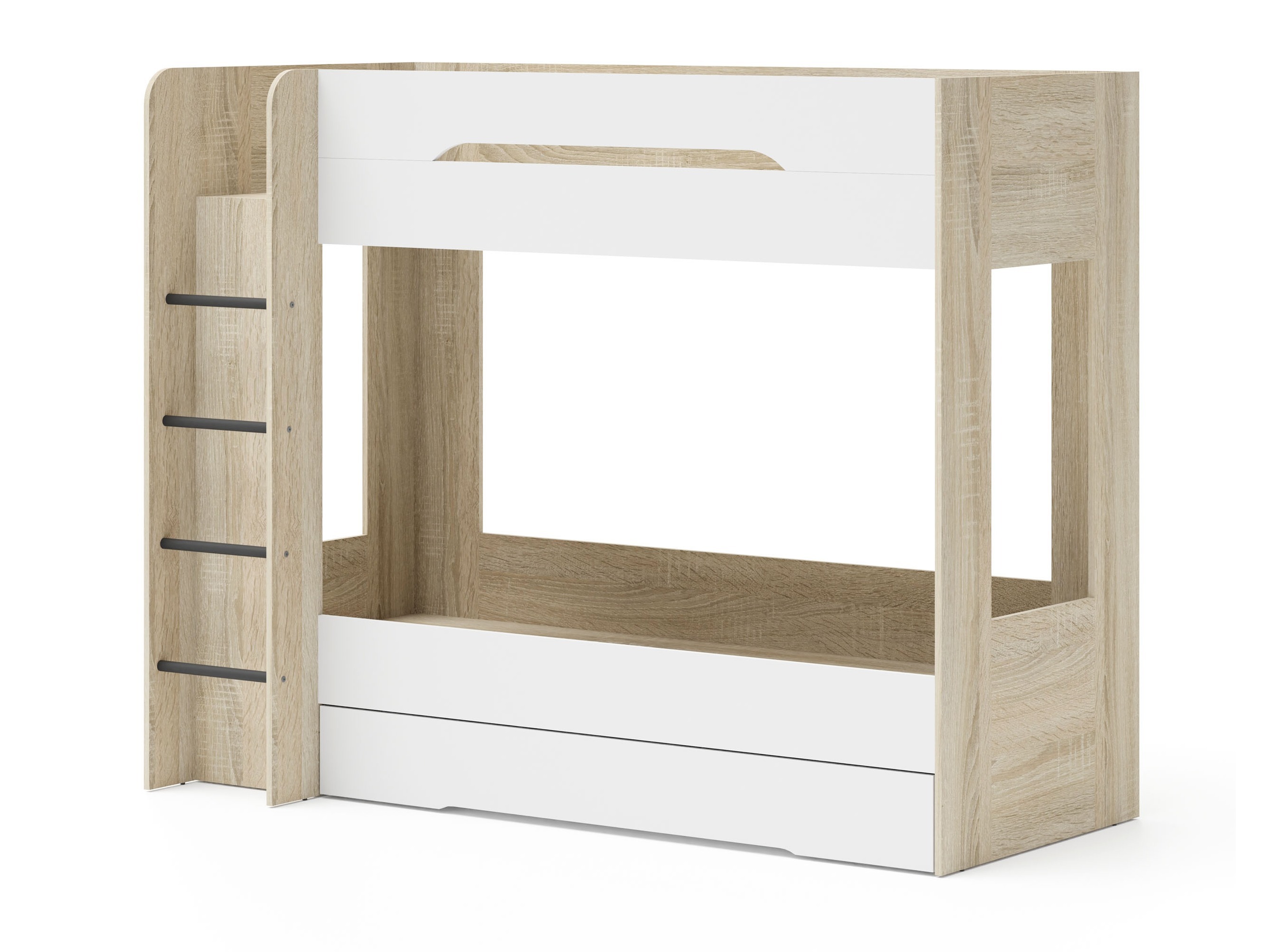 Kinderzimmer-Set Elitenu 105 (Sonoma eichenholz + Weiss)