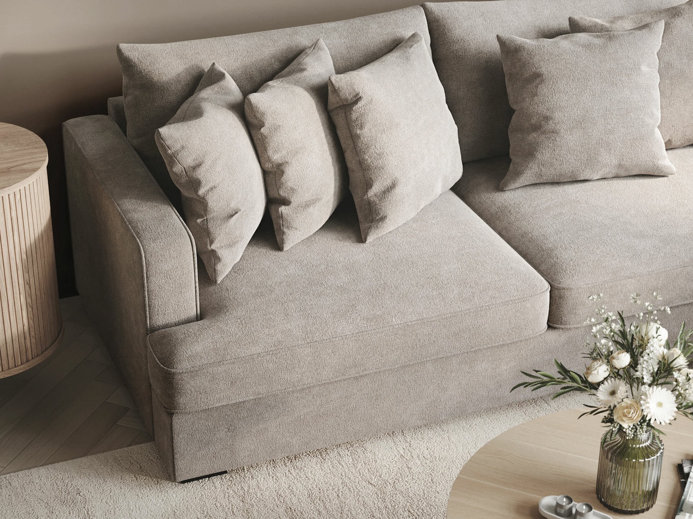 Ecksofa SD2220 mit beschädigter verpackung