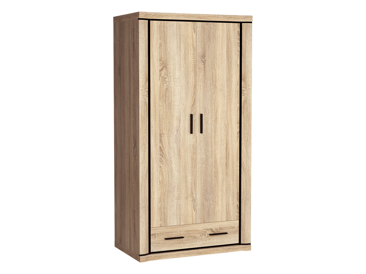 Kleiderschrank Lorelie 118 (Sonoma eichenholz)
