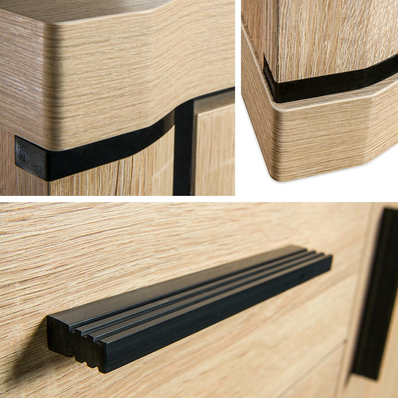 Kleiderschrank Lorelie 118 (Trüffel eichenholzoptik)