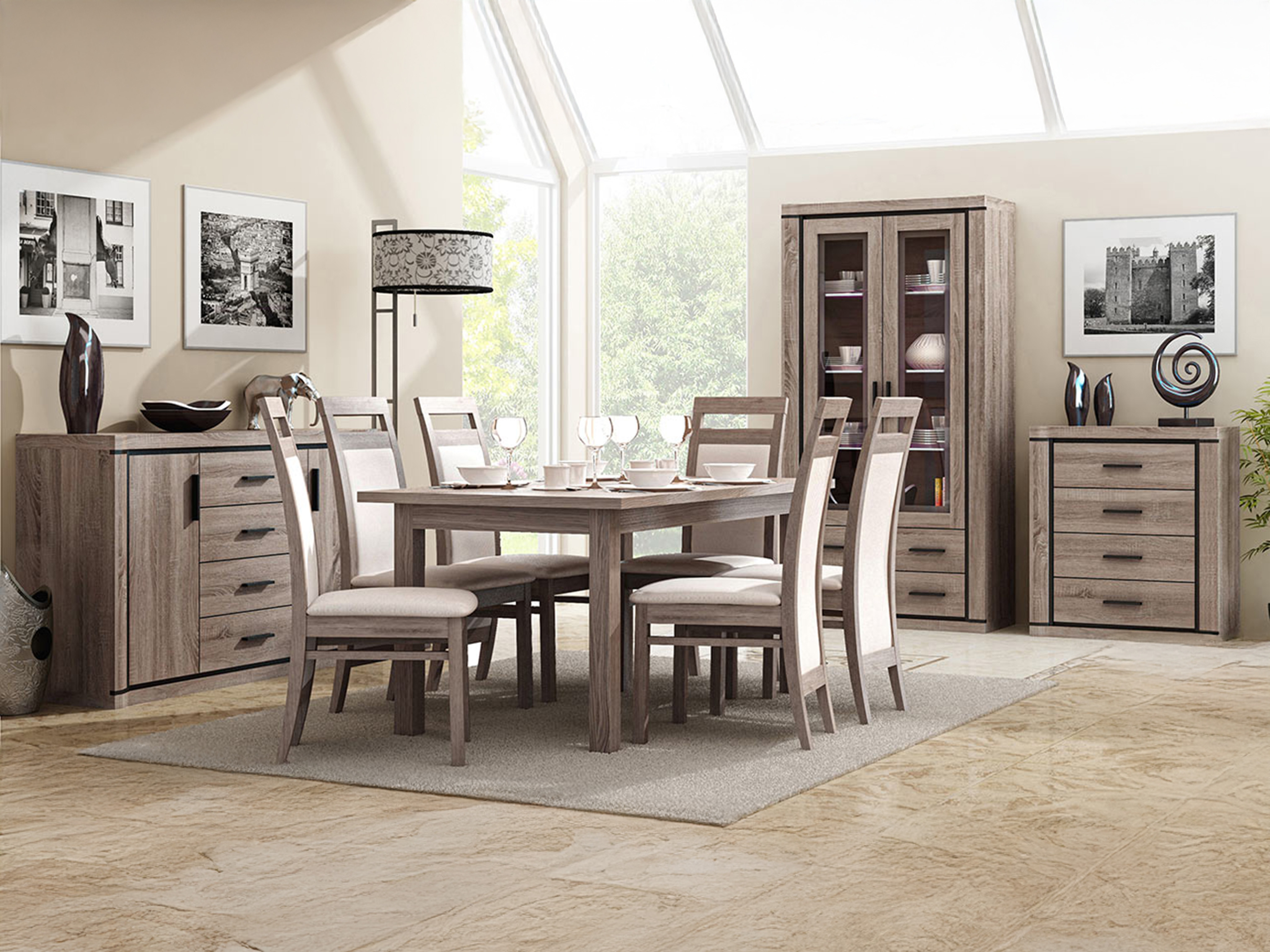 Kommoden Lorelie 104 (Trüffel eichenholzoptik)