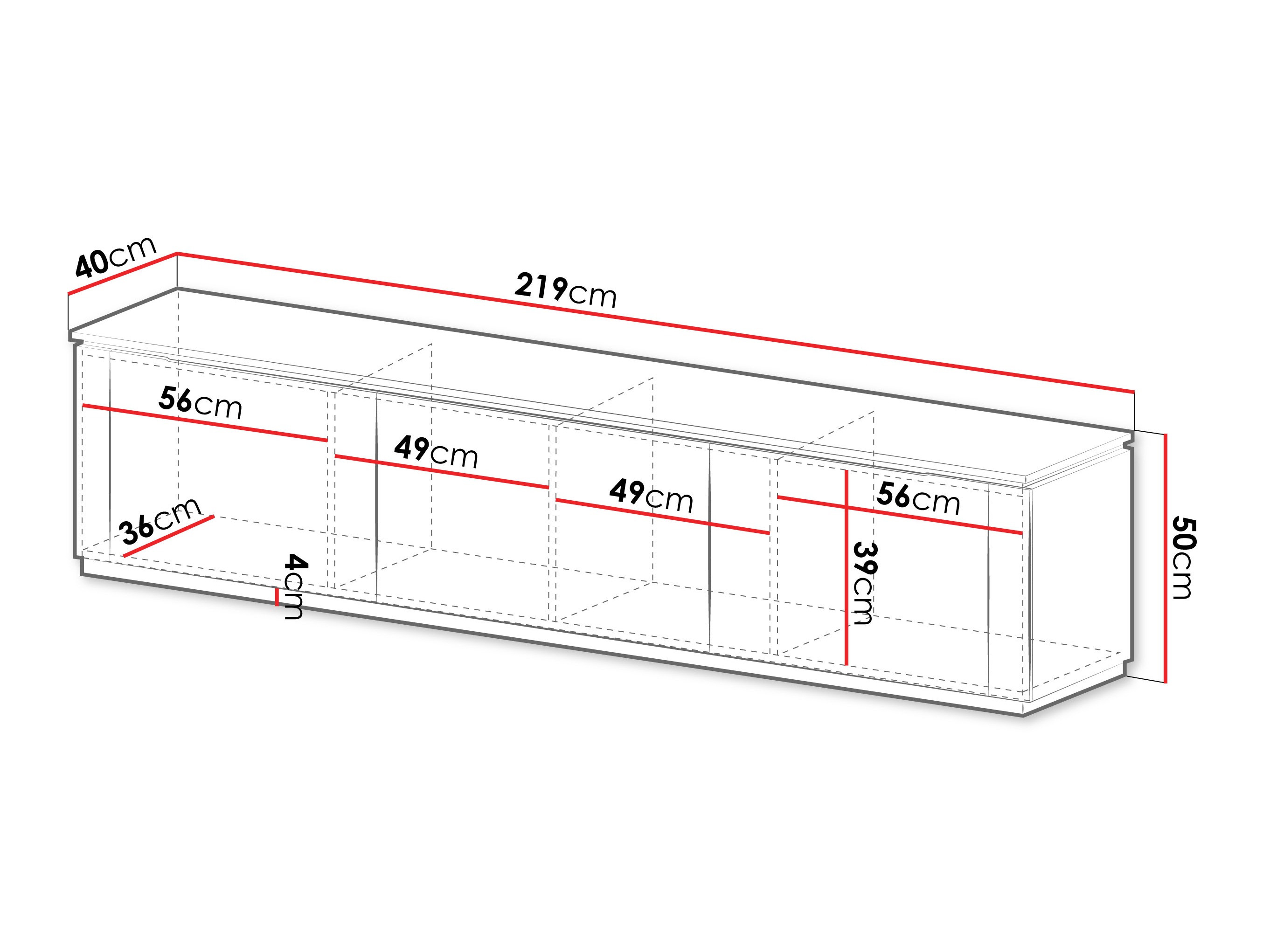 TV-Möbel Comfivo Ovitas