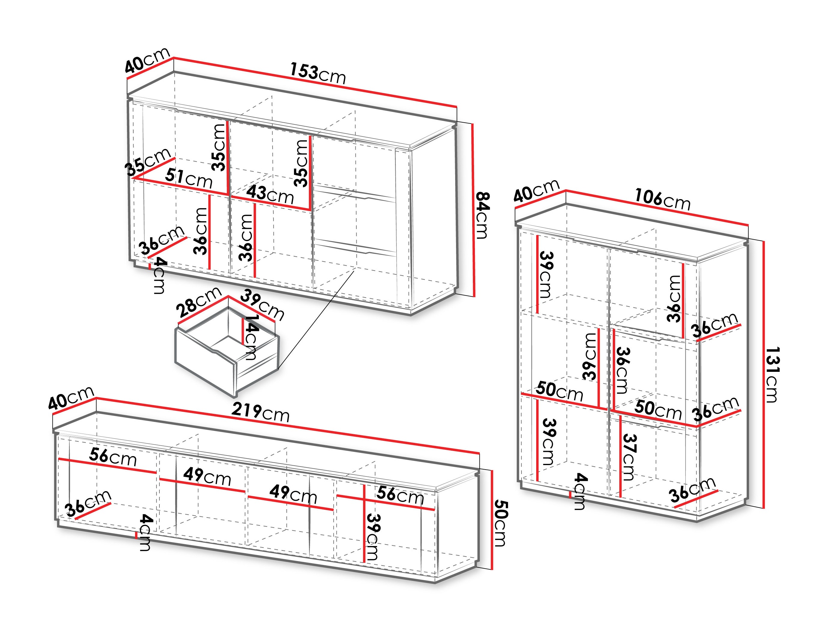 Wohnzimmer-Sets Comfivo Ovitas