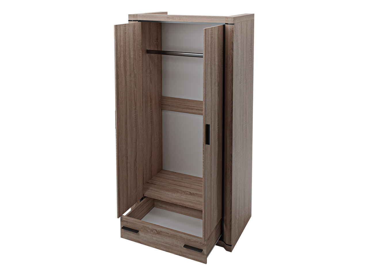 Wohnzimmer-Sets Lorelie 125 (Trüffel eichenholzoptik)