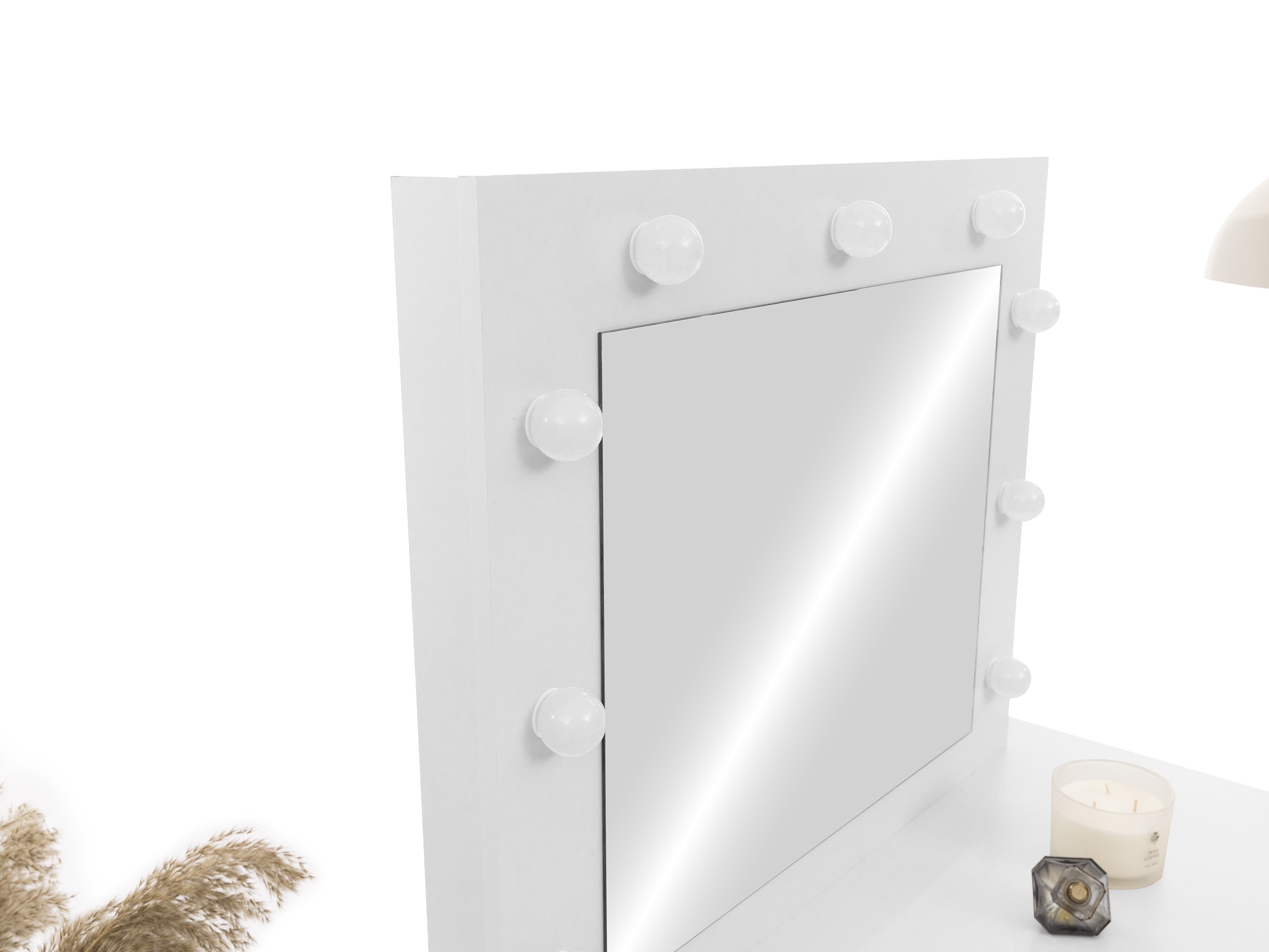 Schminktisch Murrieta 194 (Weiss)