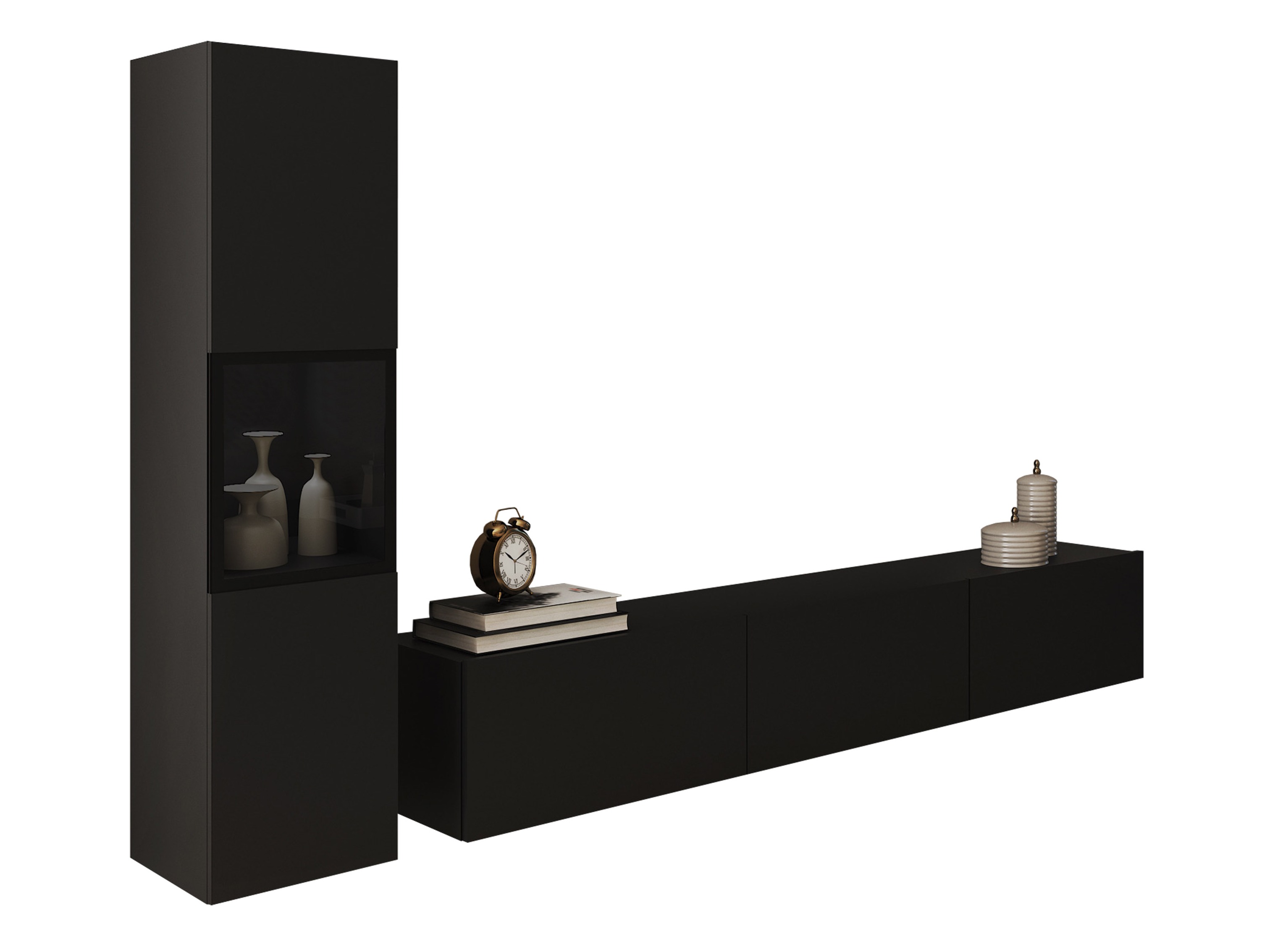 Wohnzimmer-Set Sarasota 192 (Graphit)