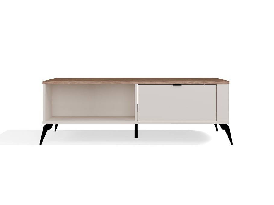 Couchtisch Soavie 107 (Kaschmir + Eichenholzoptik)